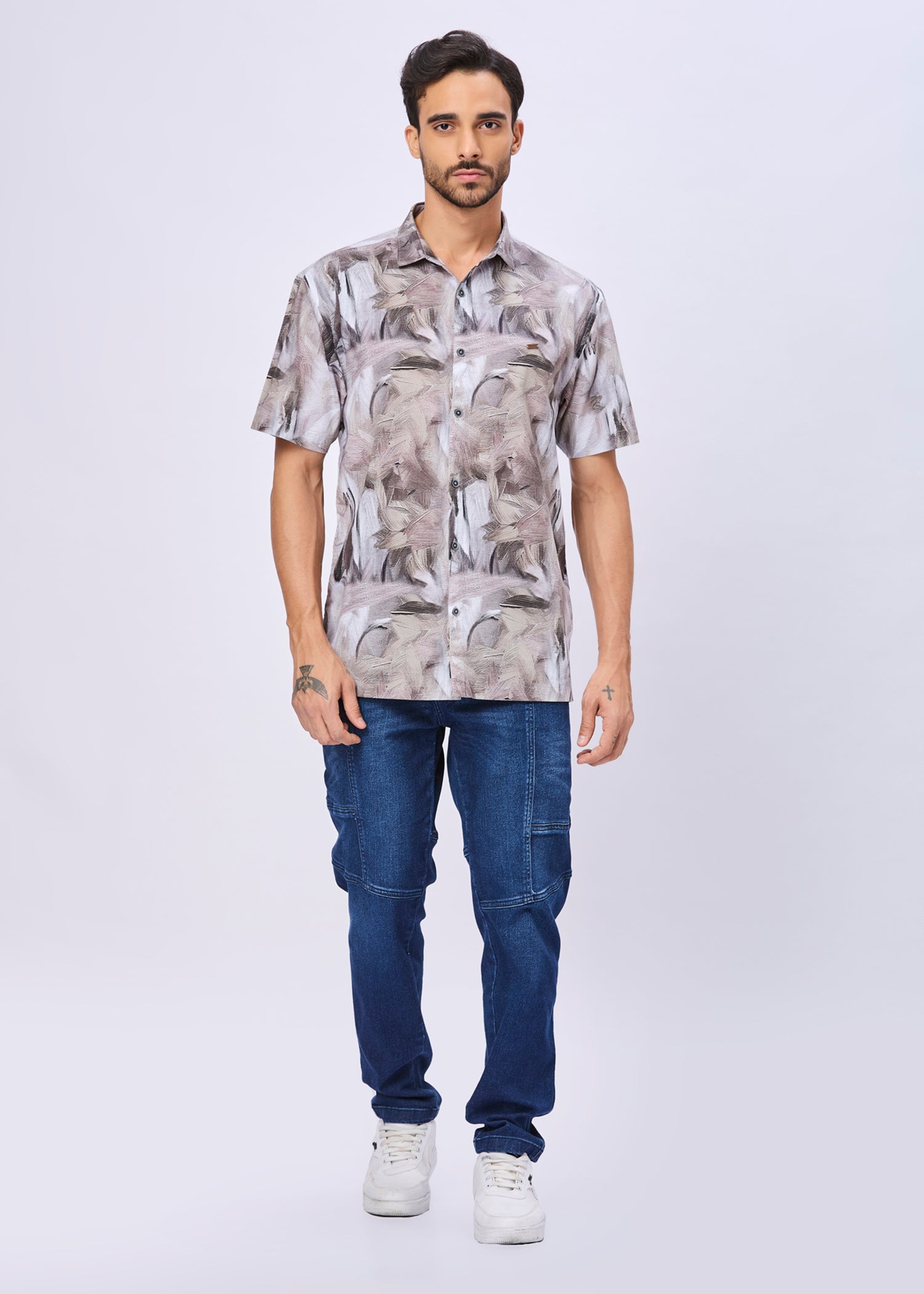 Aikman Abstract Printed Shirt