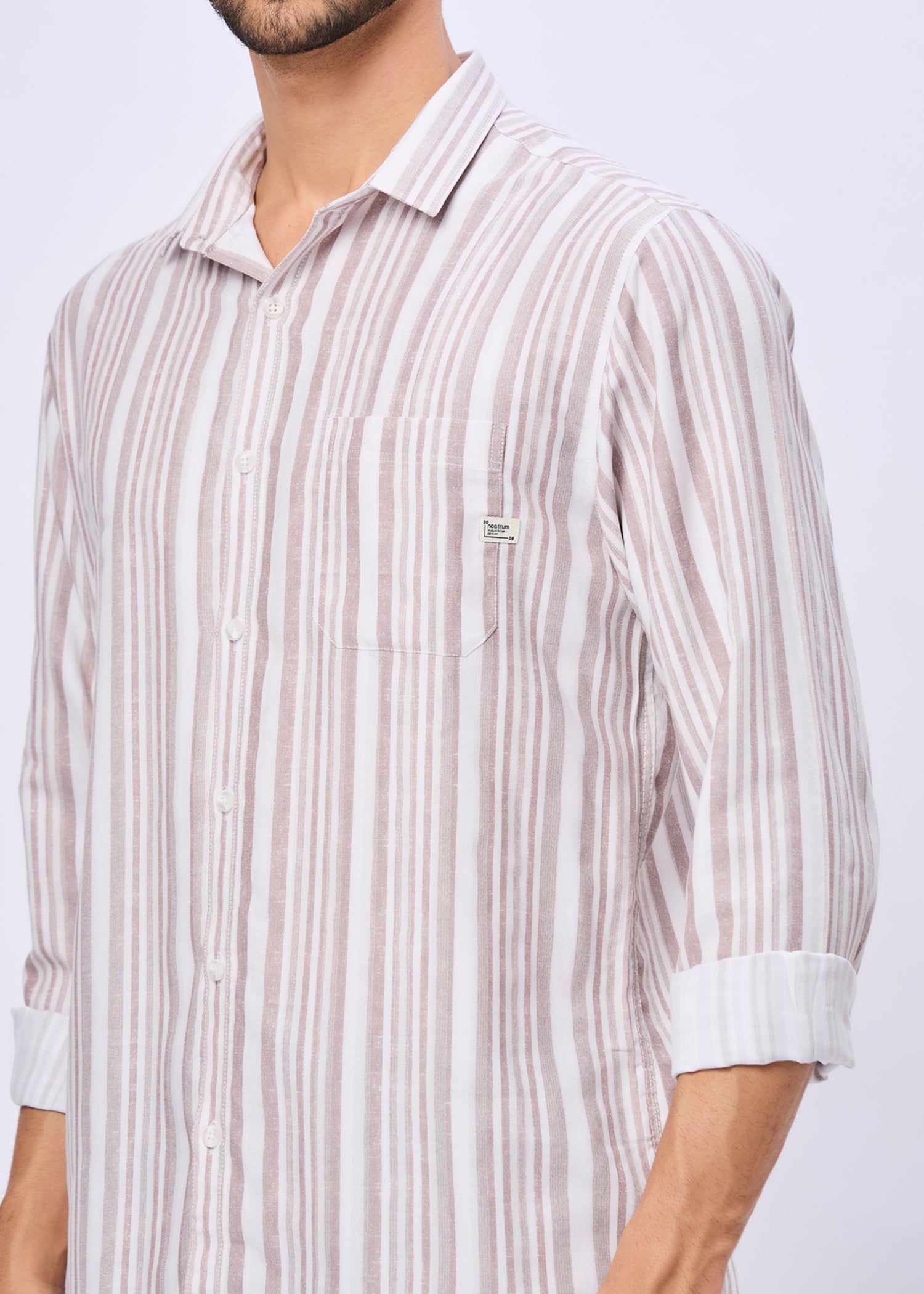 Aprilia Striped Casual Shirt