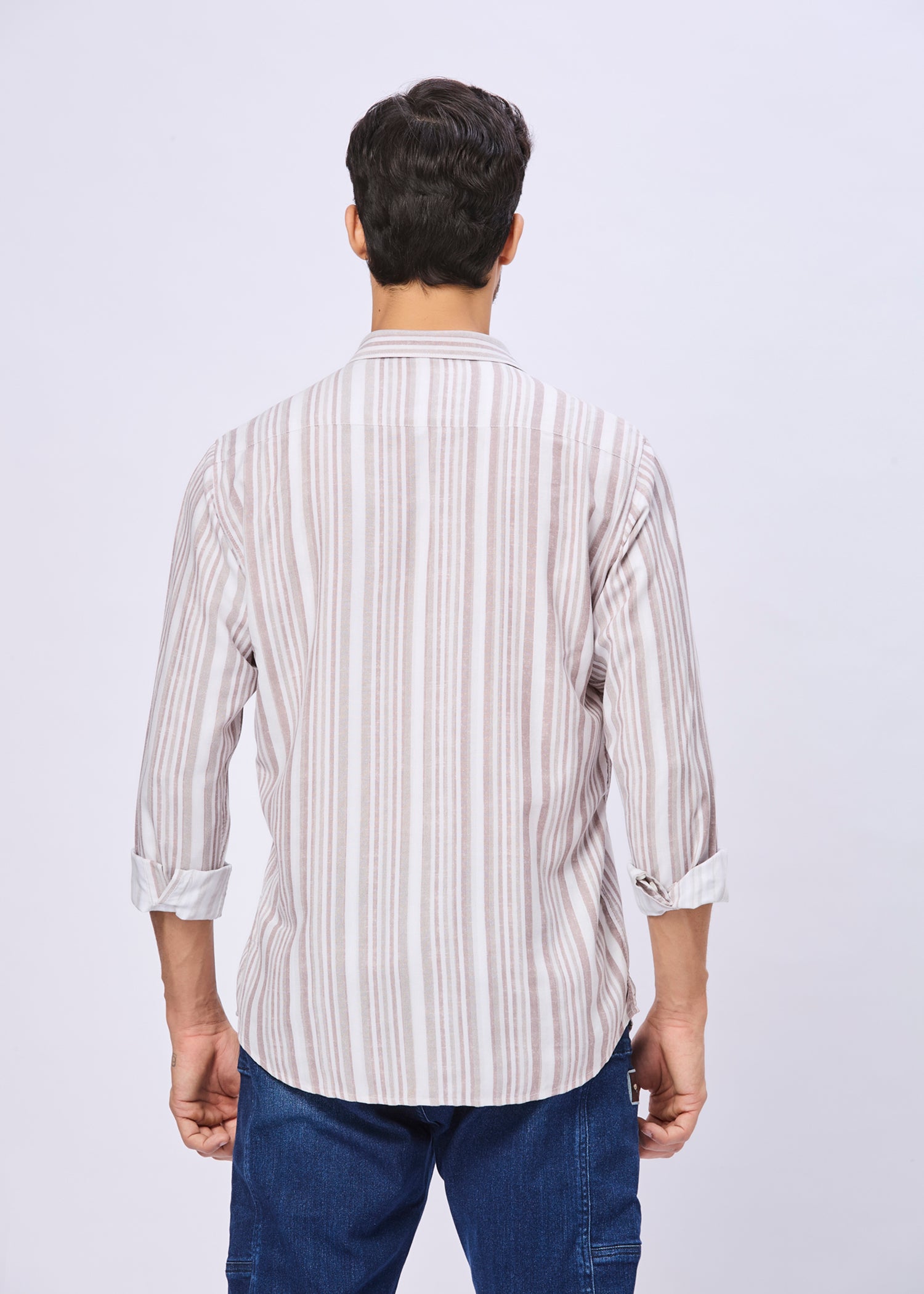 Aprilia Striped Casual Shirt