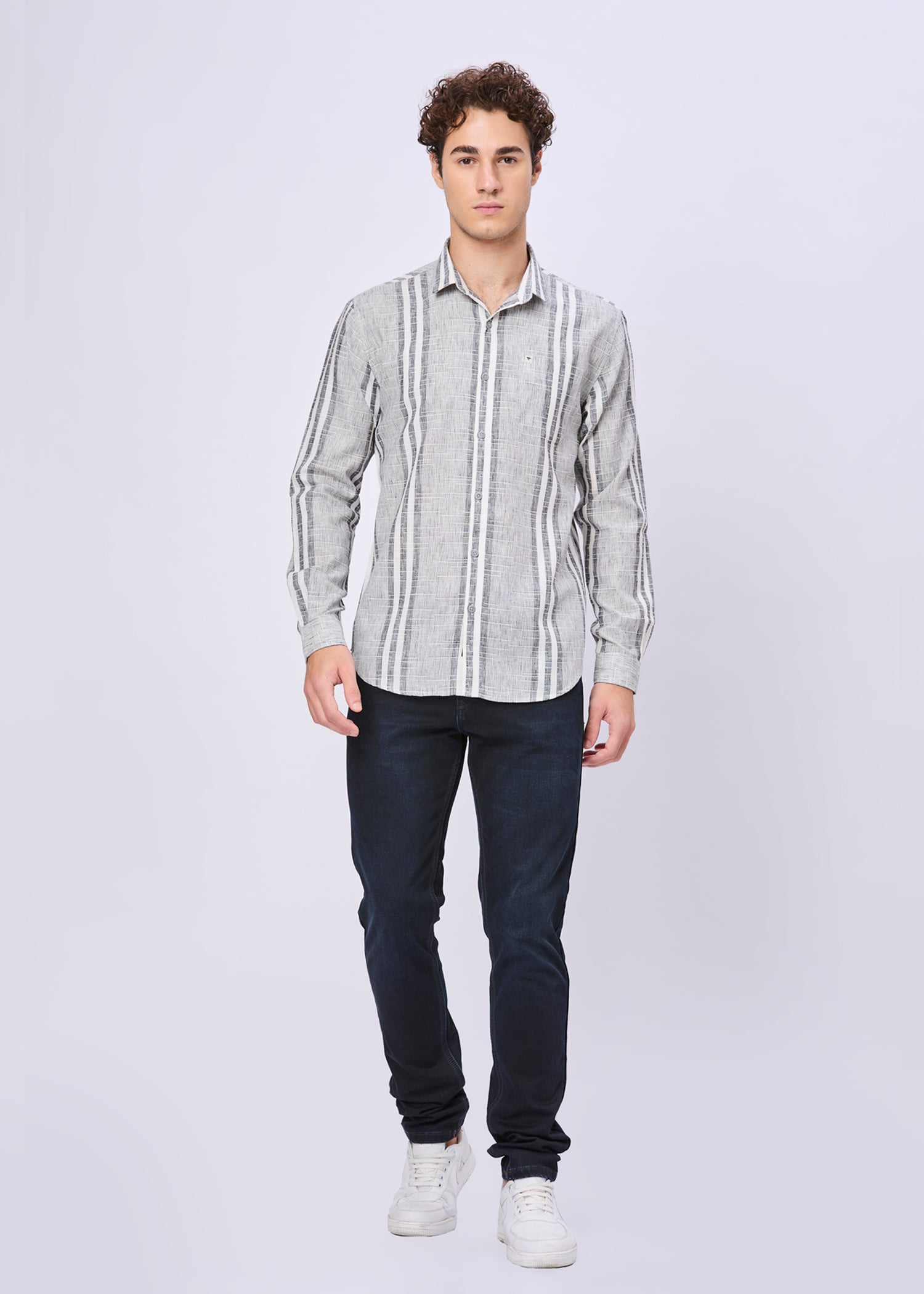 Clax Striped Casual Shirt