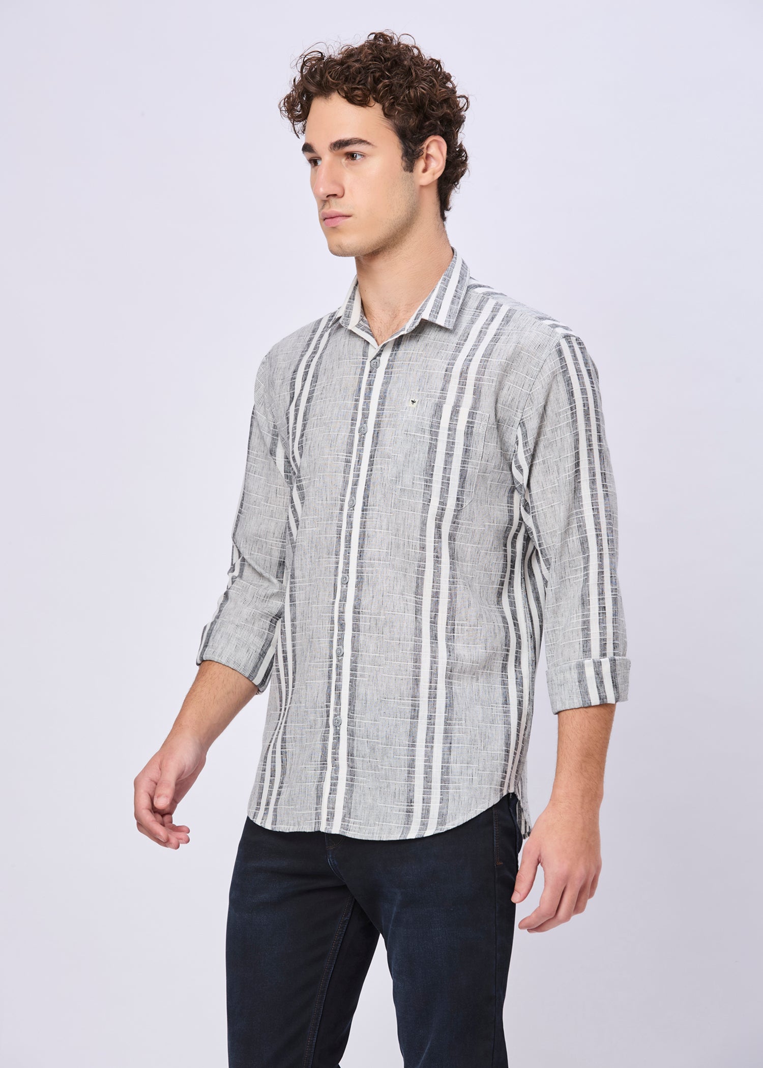 Clax Striped Casual Shirt