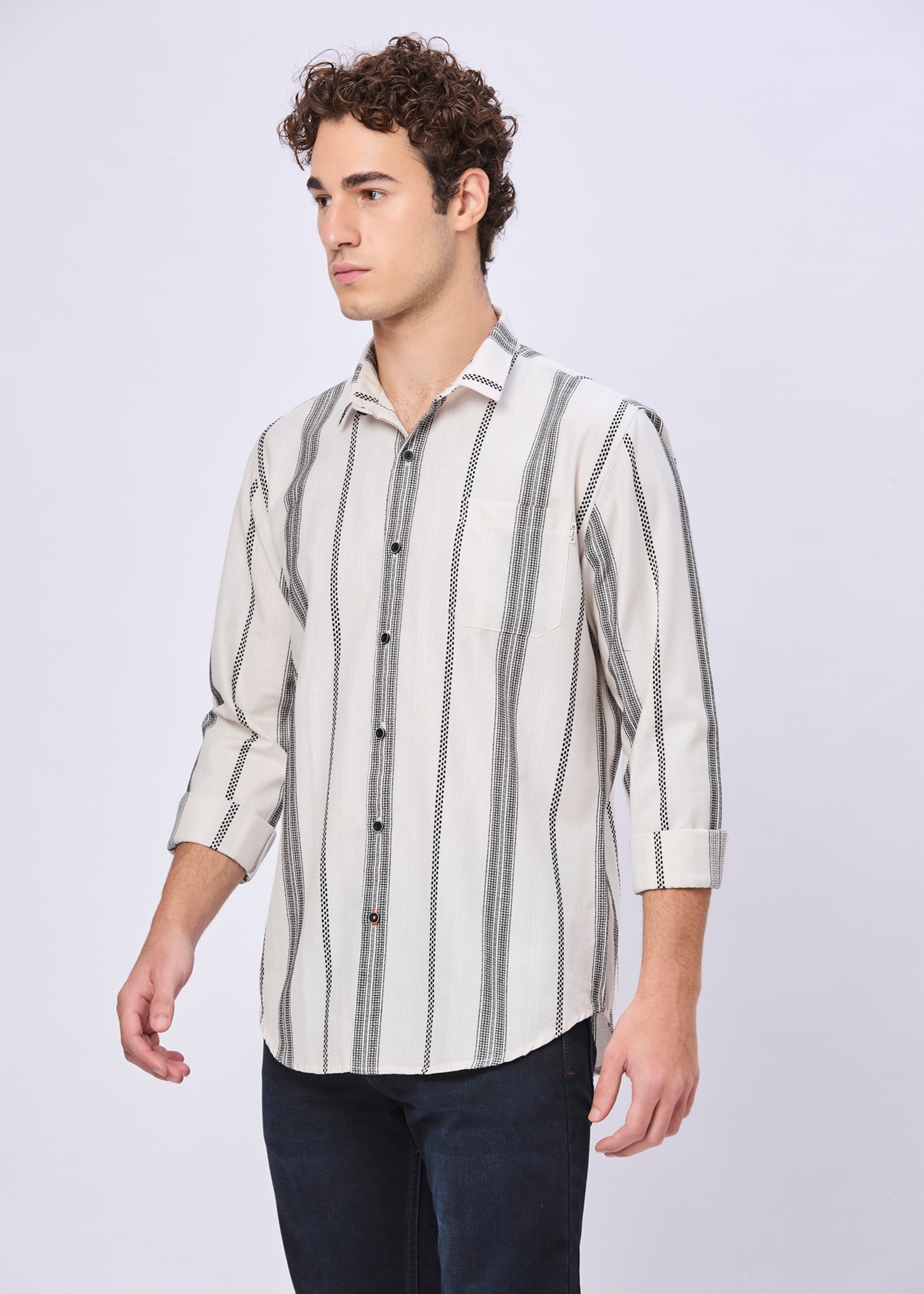 Blightly Striped Full Sleeve Shirt
