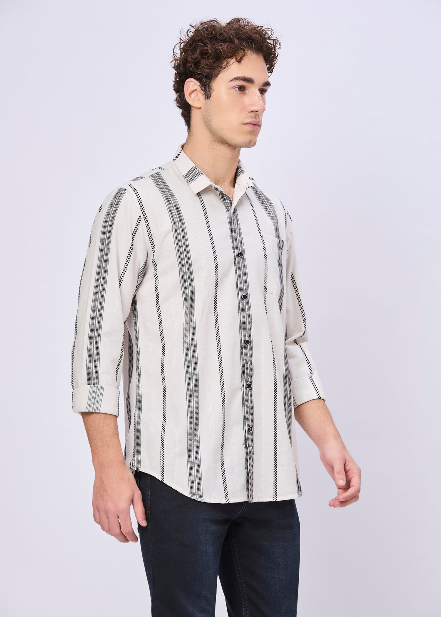 Blightly Striped Full Sleeve Shirt