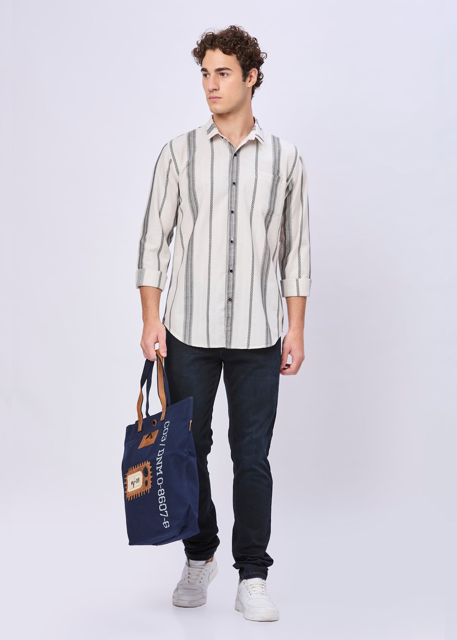 Blightly Striped Full Sleeve Shirt