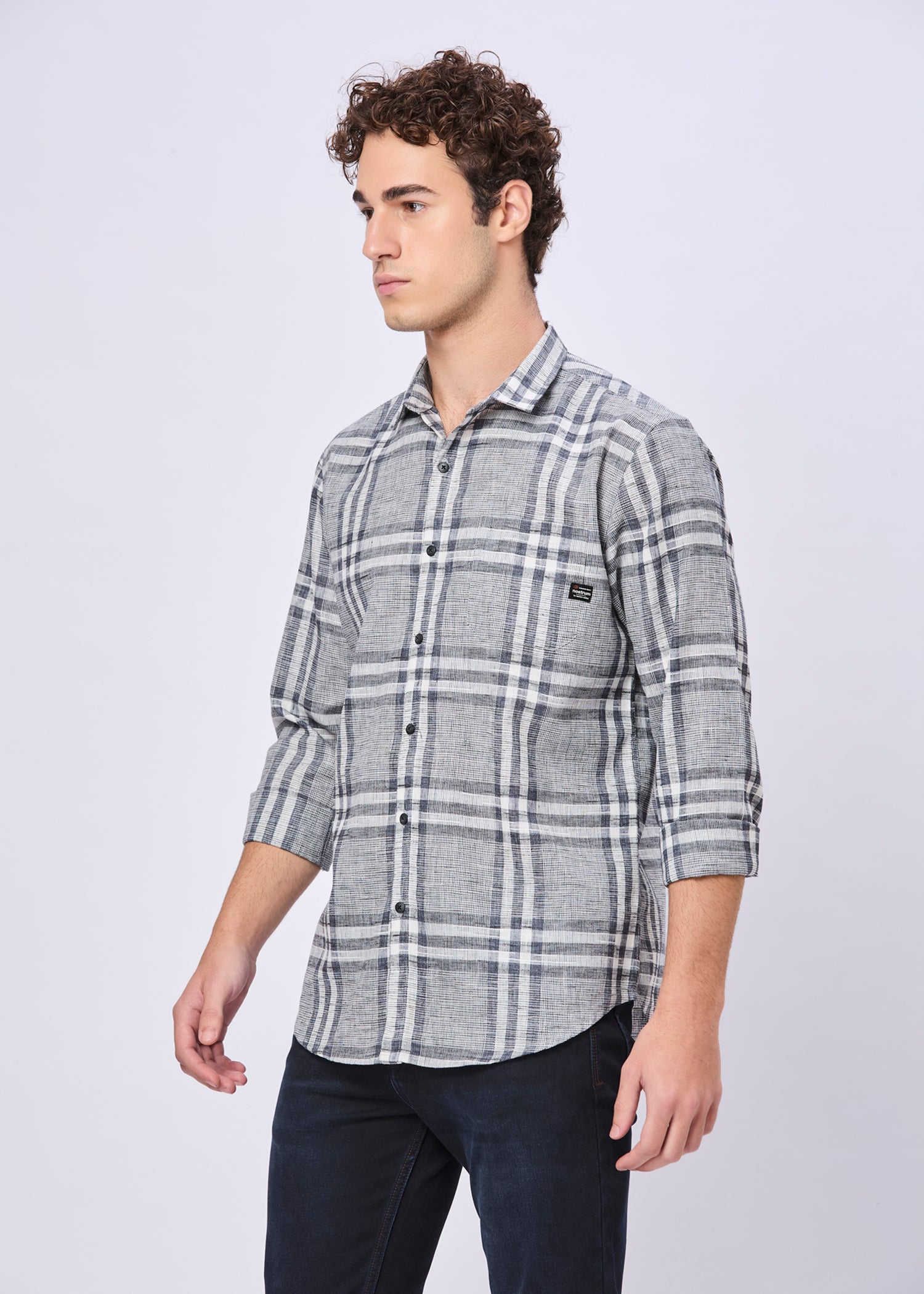 Frabian Checked Casual Shirt