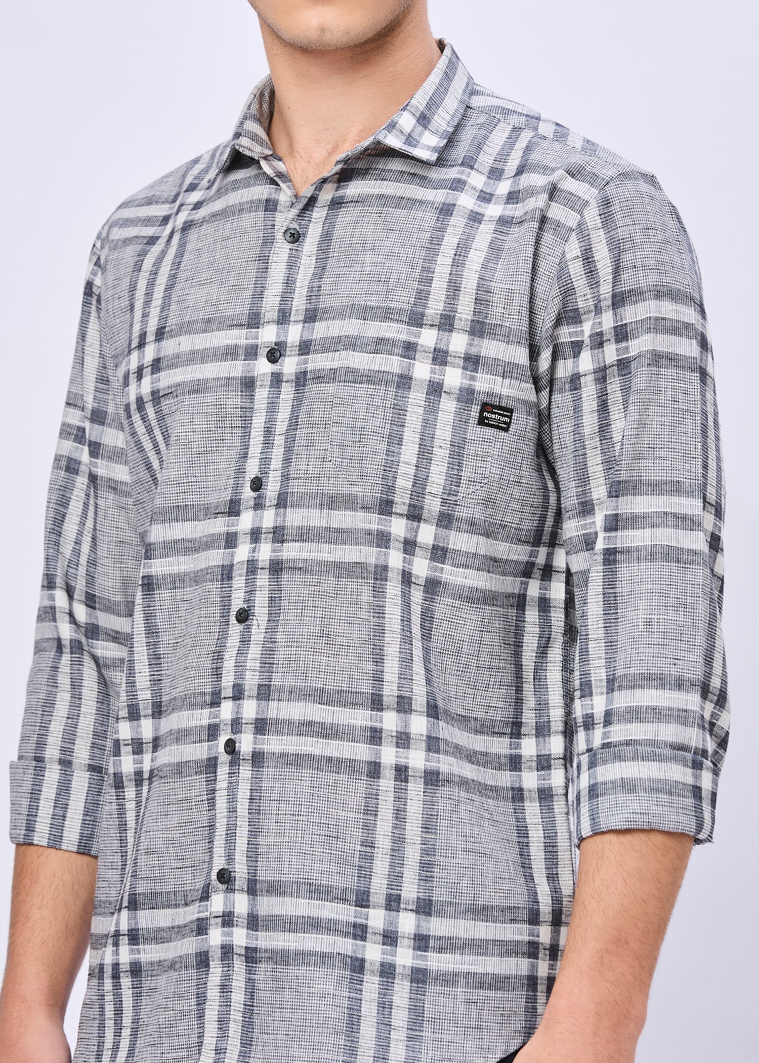 Frabian Checked Casual Shirt