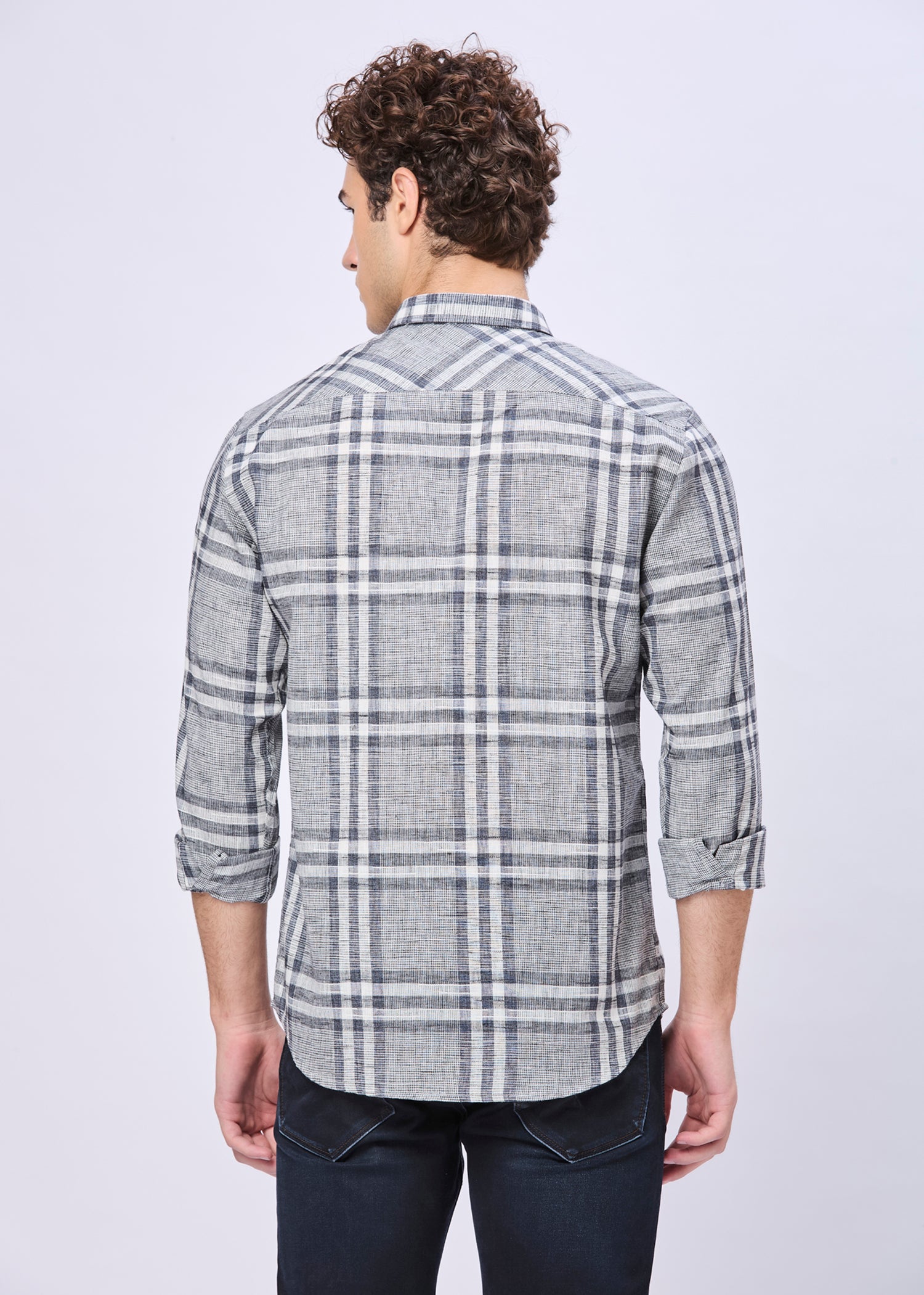 Frabian Checked Casual Shirt