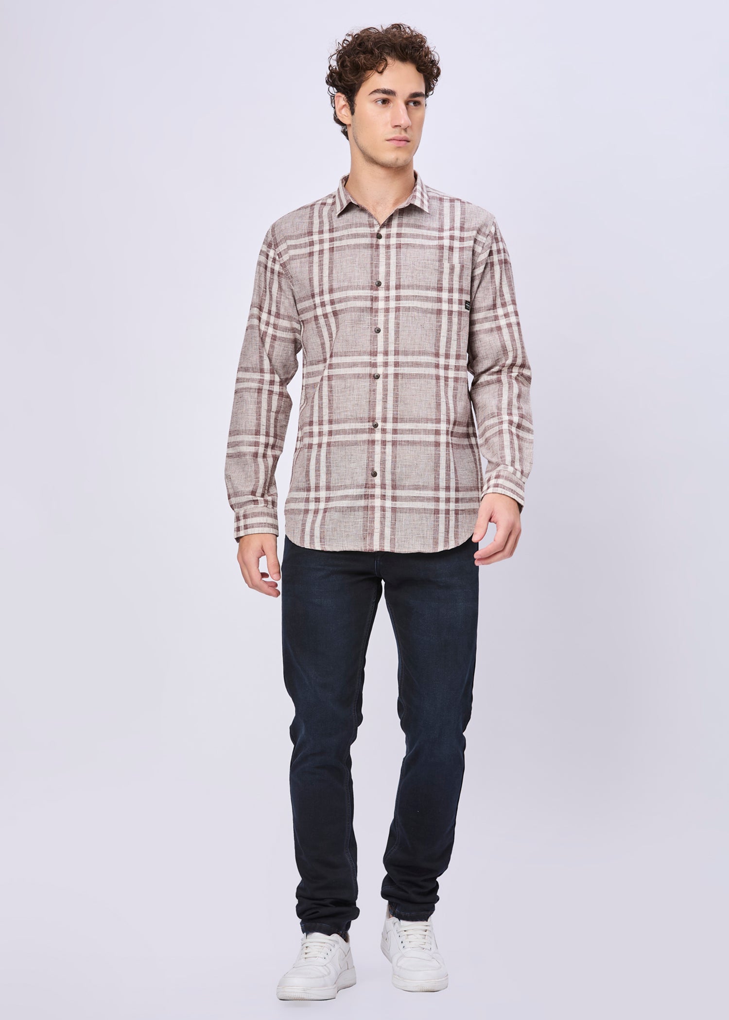 Frabian Checked Casual Shirt