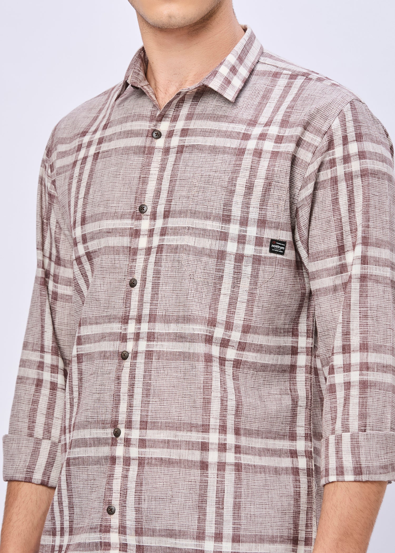 Frabian Checked Casual Shirt