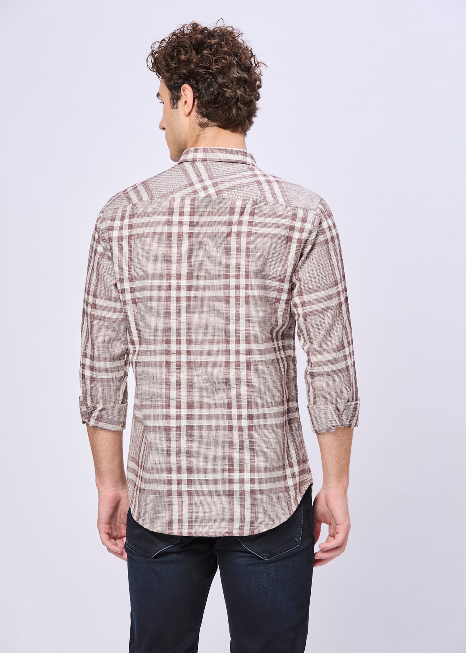 Frabian Checked Casual Shirt