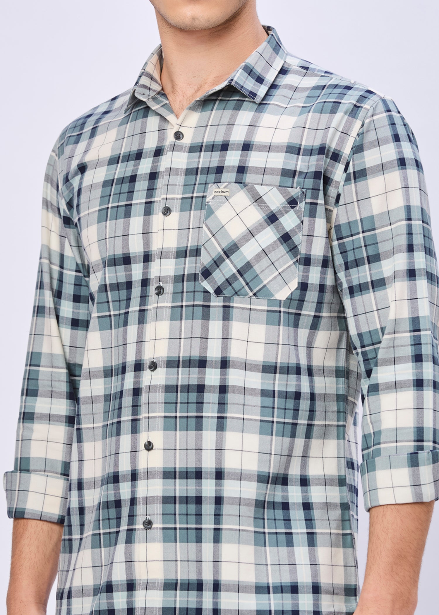 Farrey Checked Casual Full Sleeve Shirt
