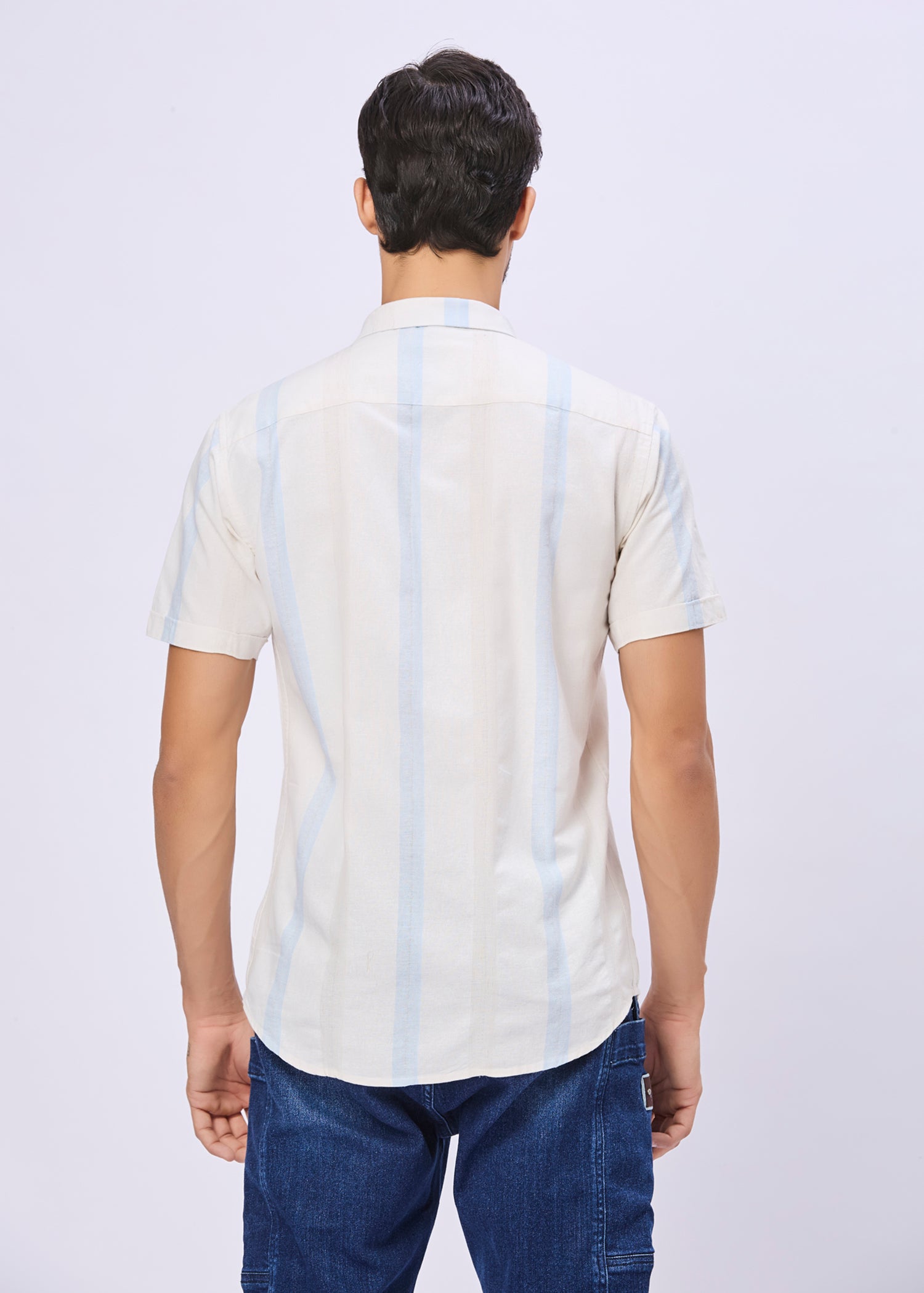 Arrington Striped Half Sleeve Shirt