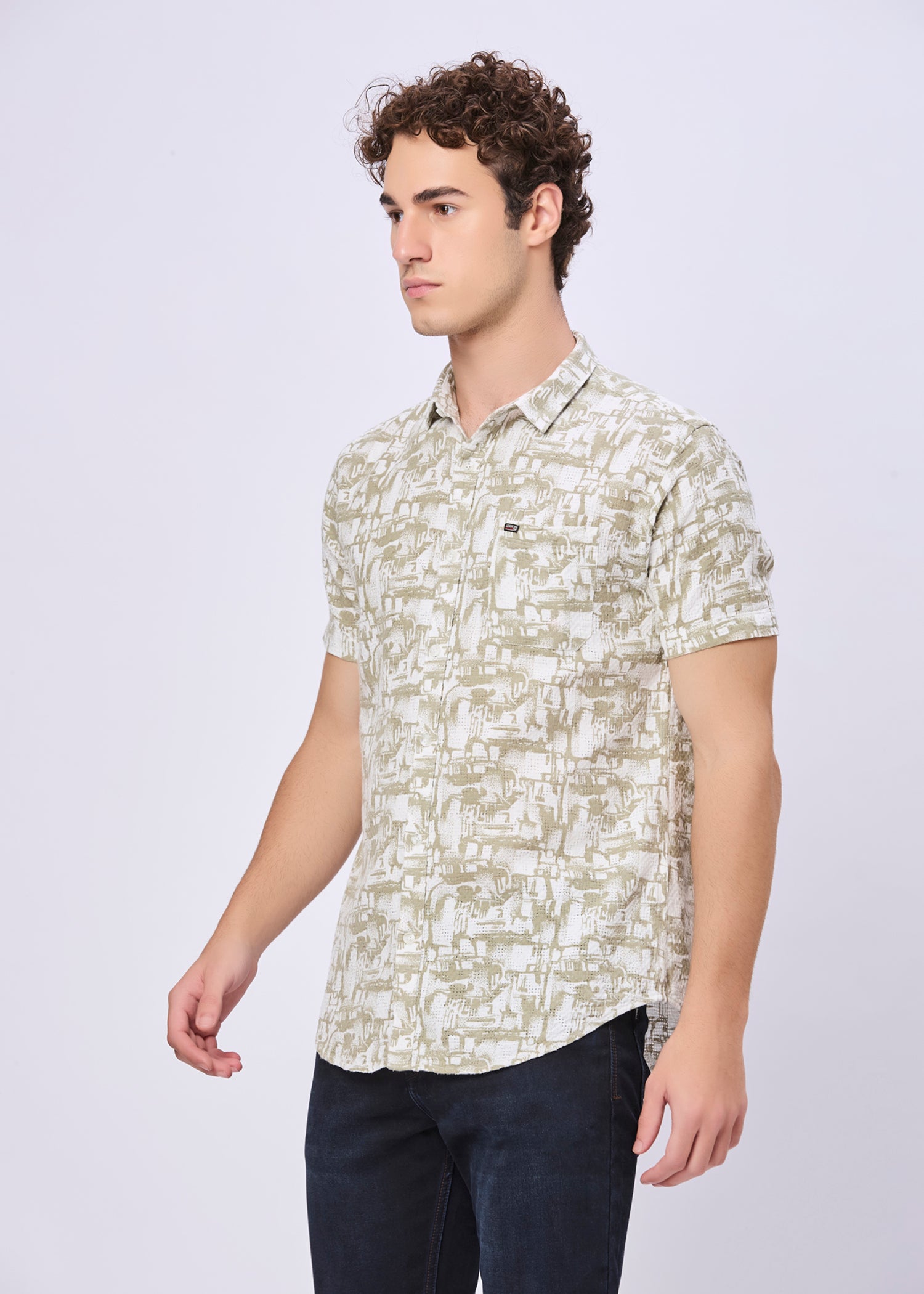 Doleman Printed Casual Shirt