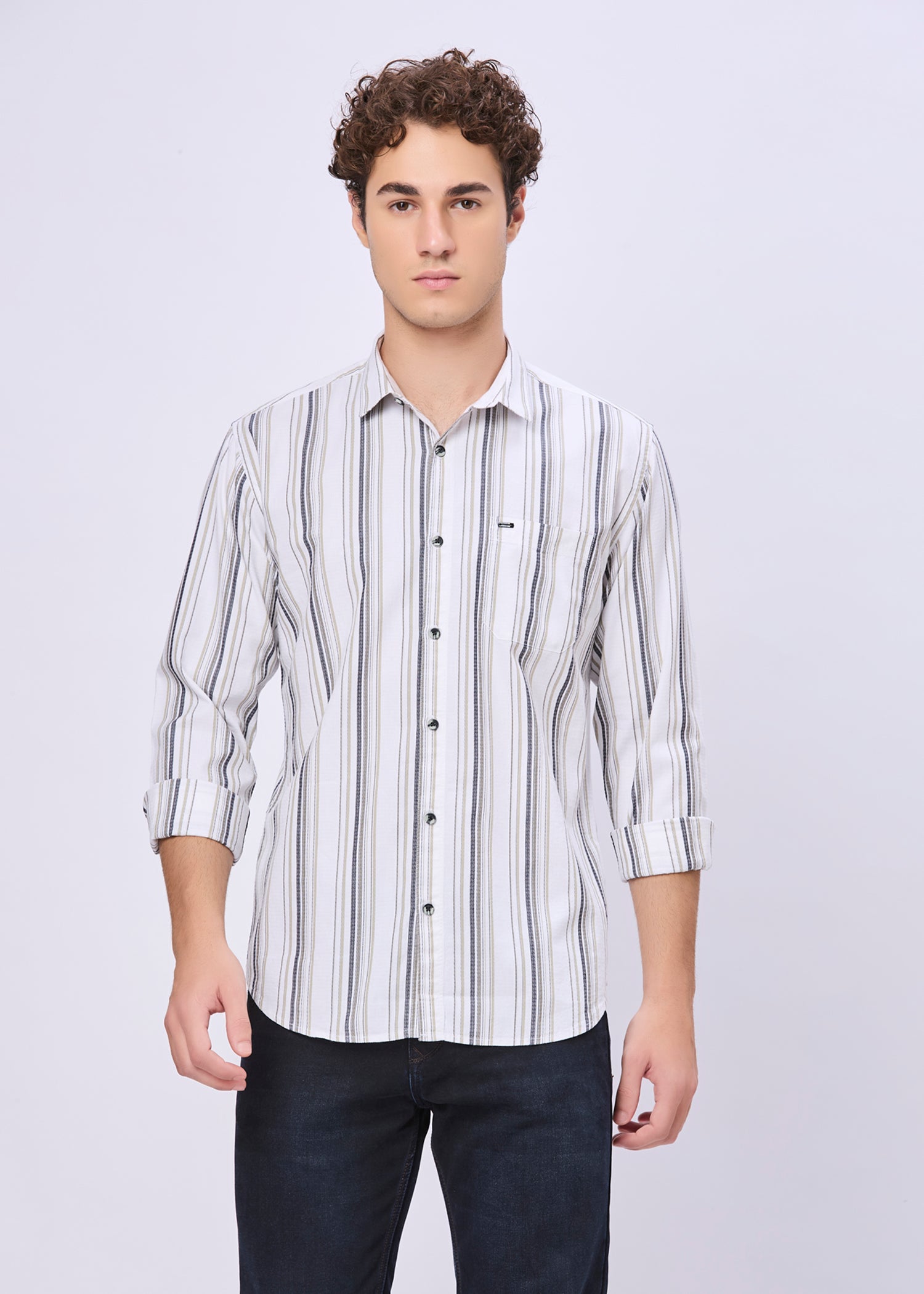 Homeland Striped Casual Shirt