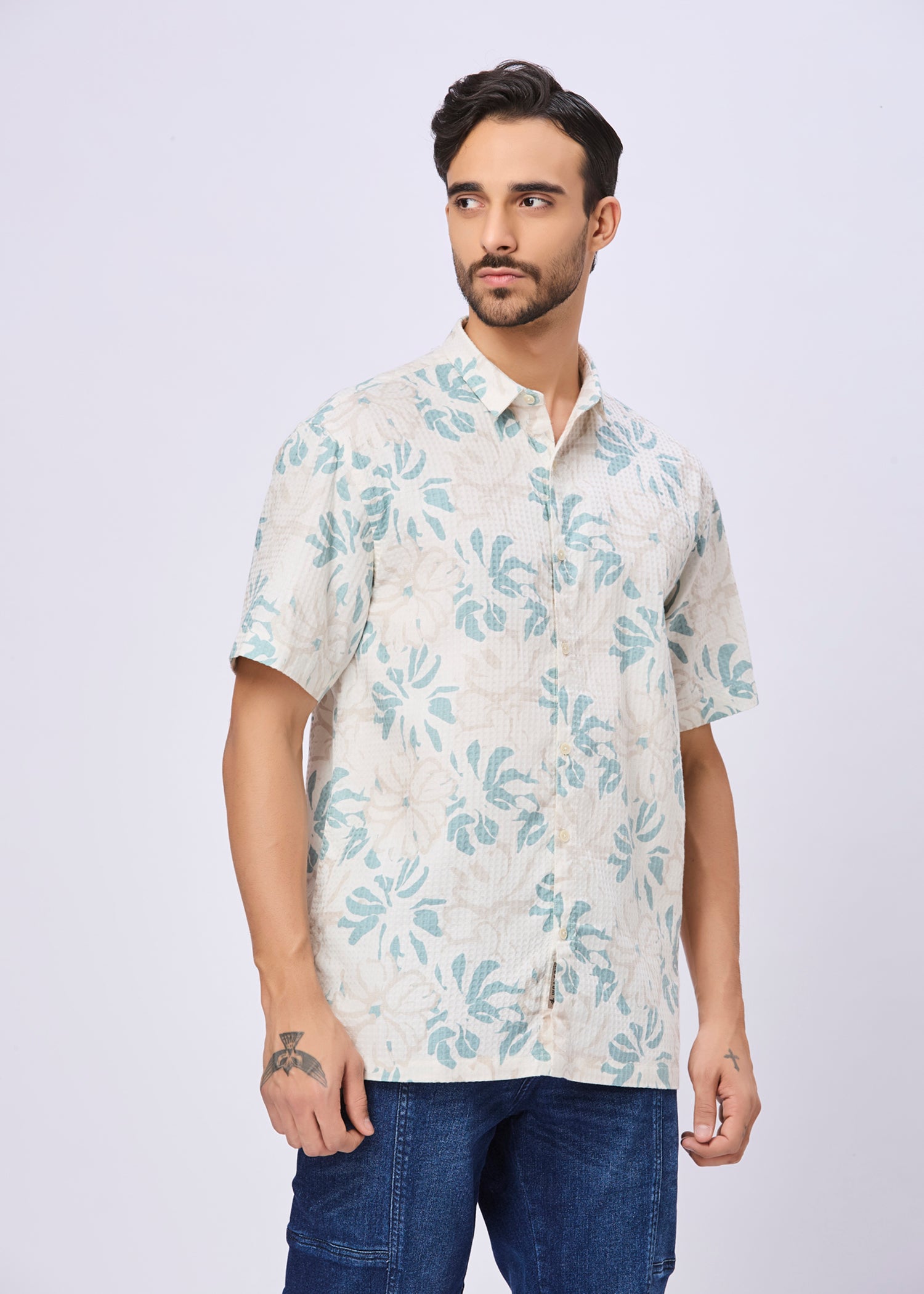 Woodson Printed Casual Shirt