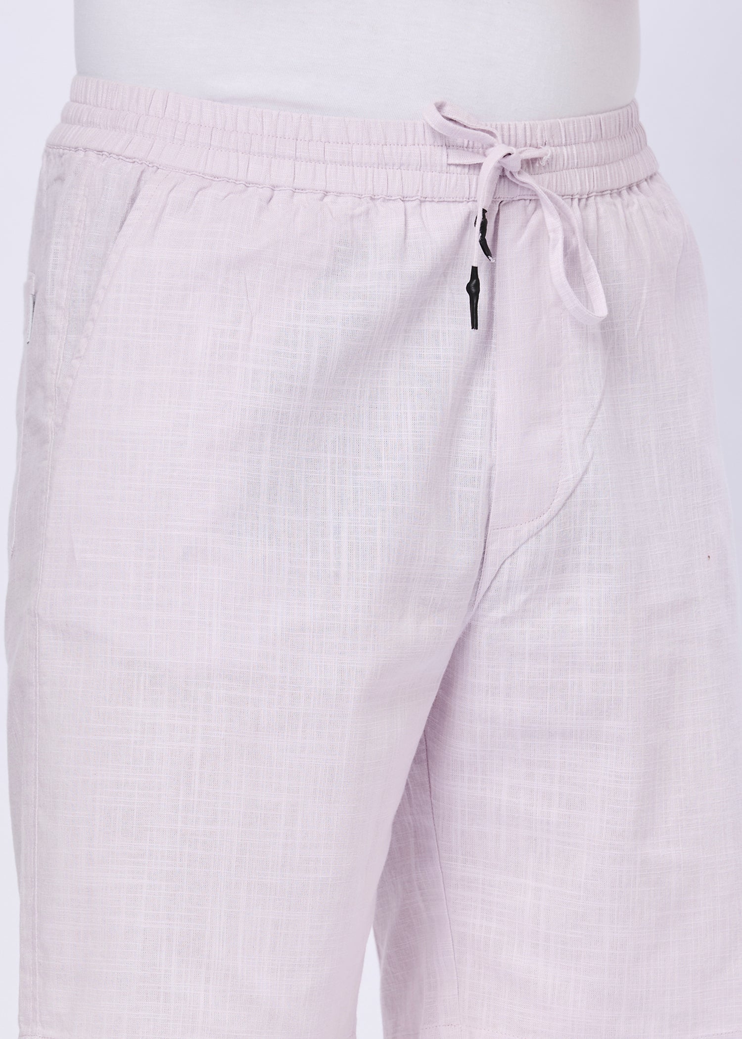 Recall Solid Linen Casual Shorts