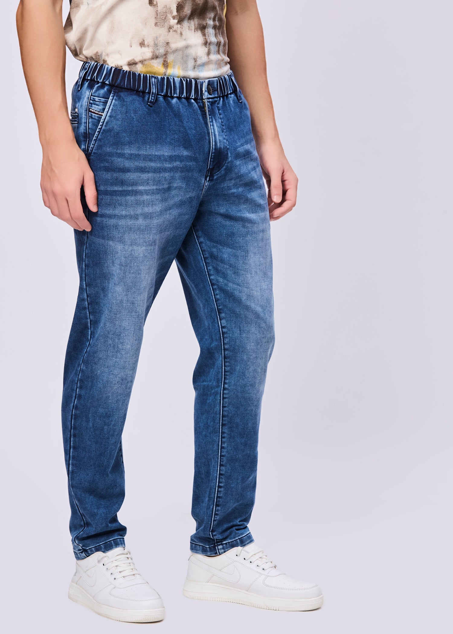 Grizly Washed Cargo Denim Jeans