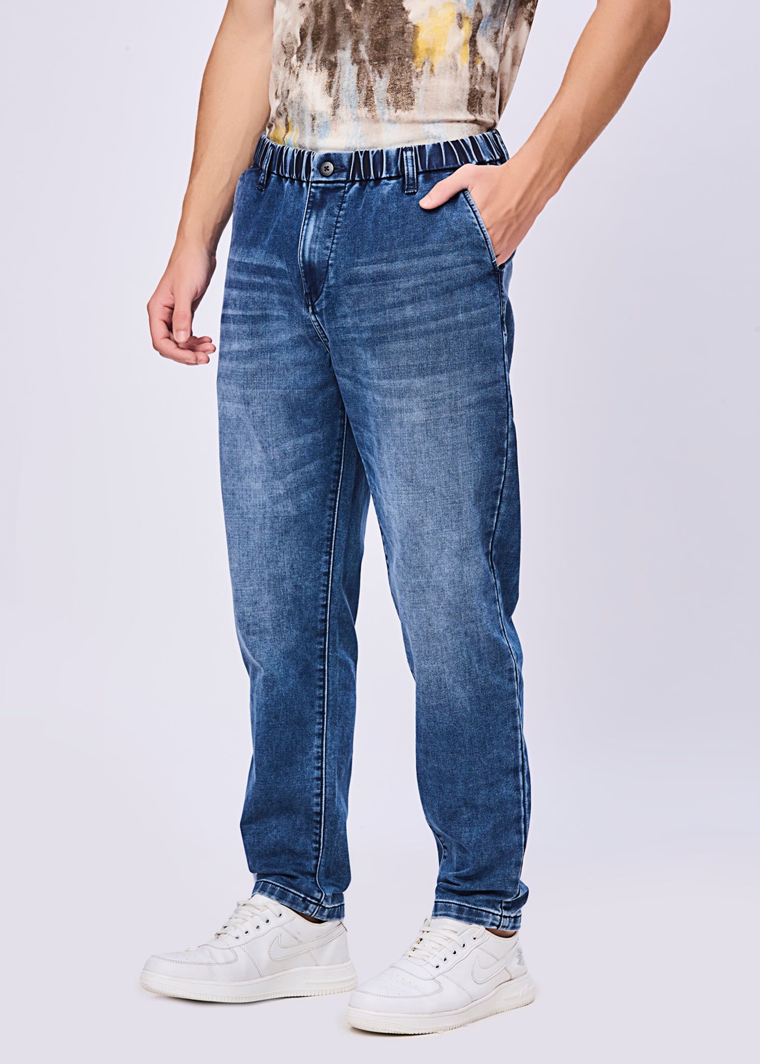 Grizly Washed Cargo Denim Jeans