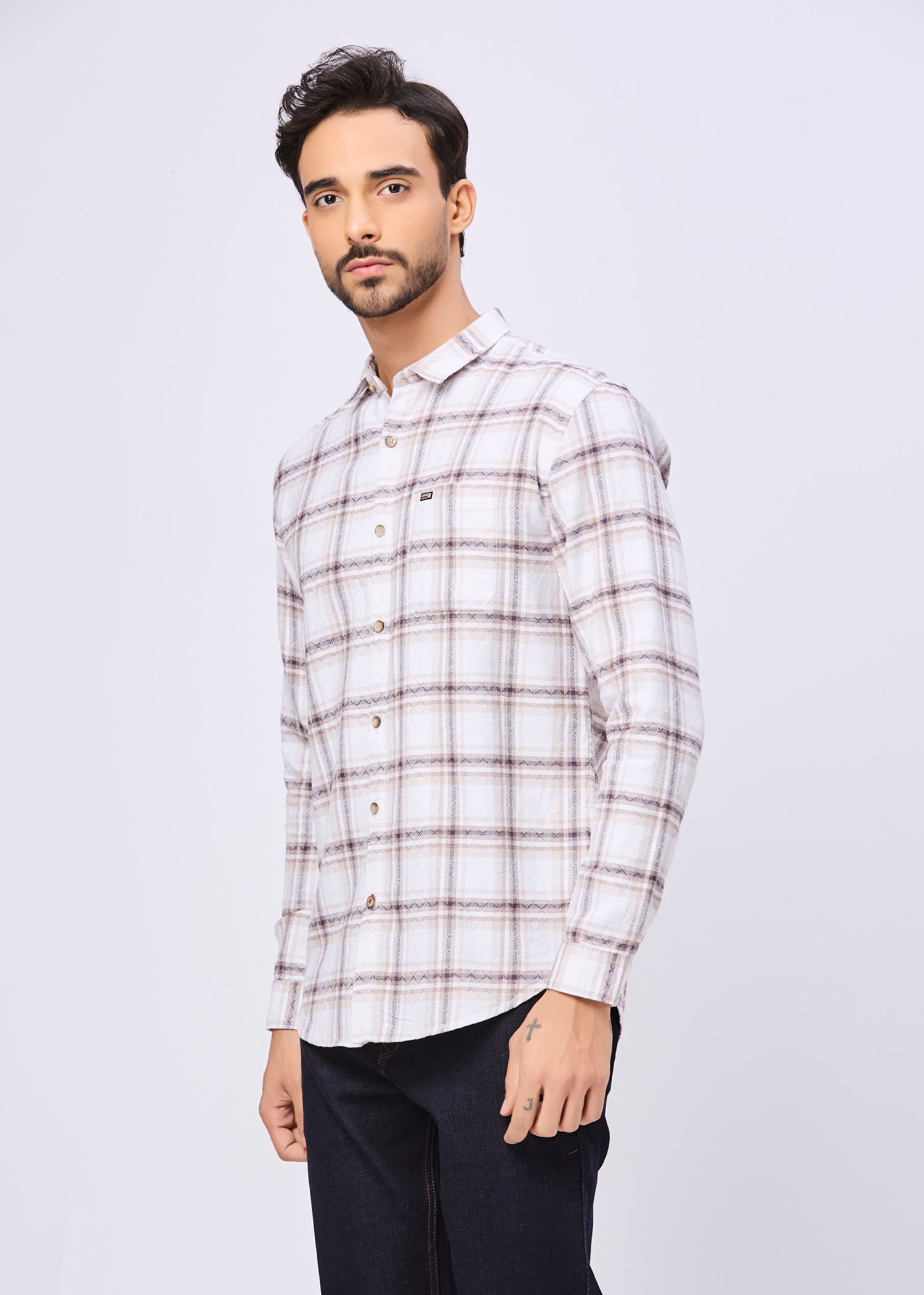 Cadger Checked Casual Shirt
