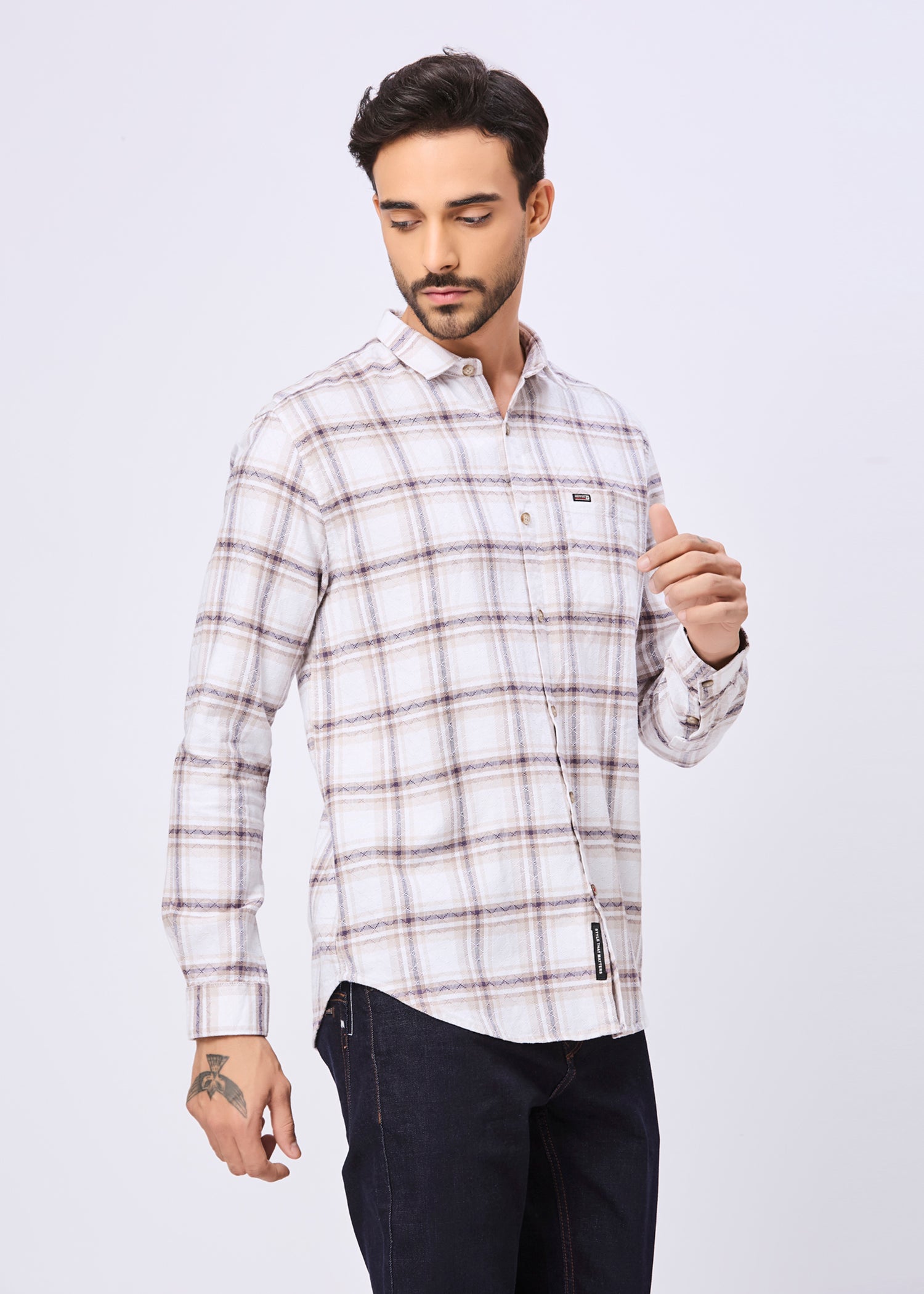 Cadger Checked Casual Shirt