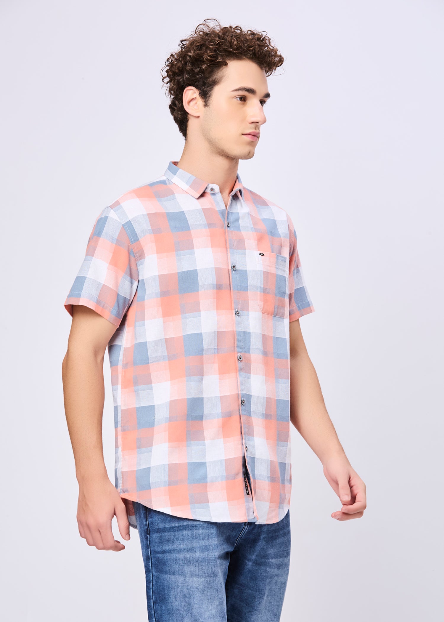 Halas Checked Half Sleeve Shirt