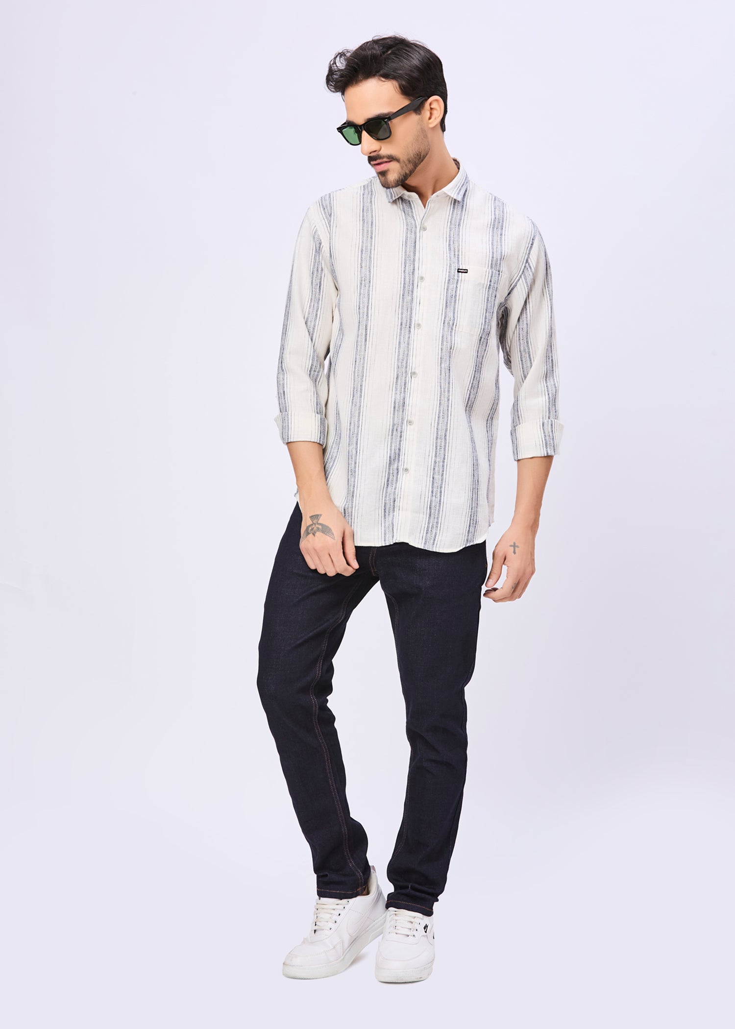 Hector Striped Casual Shirt