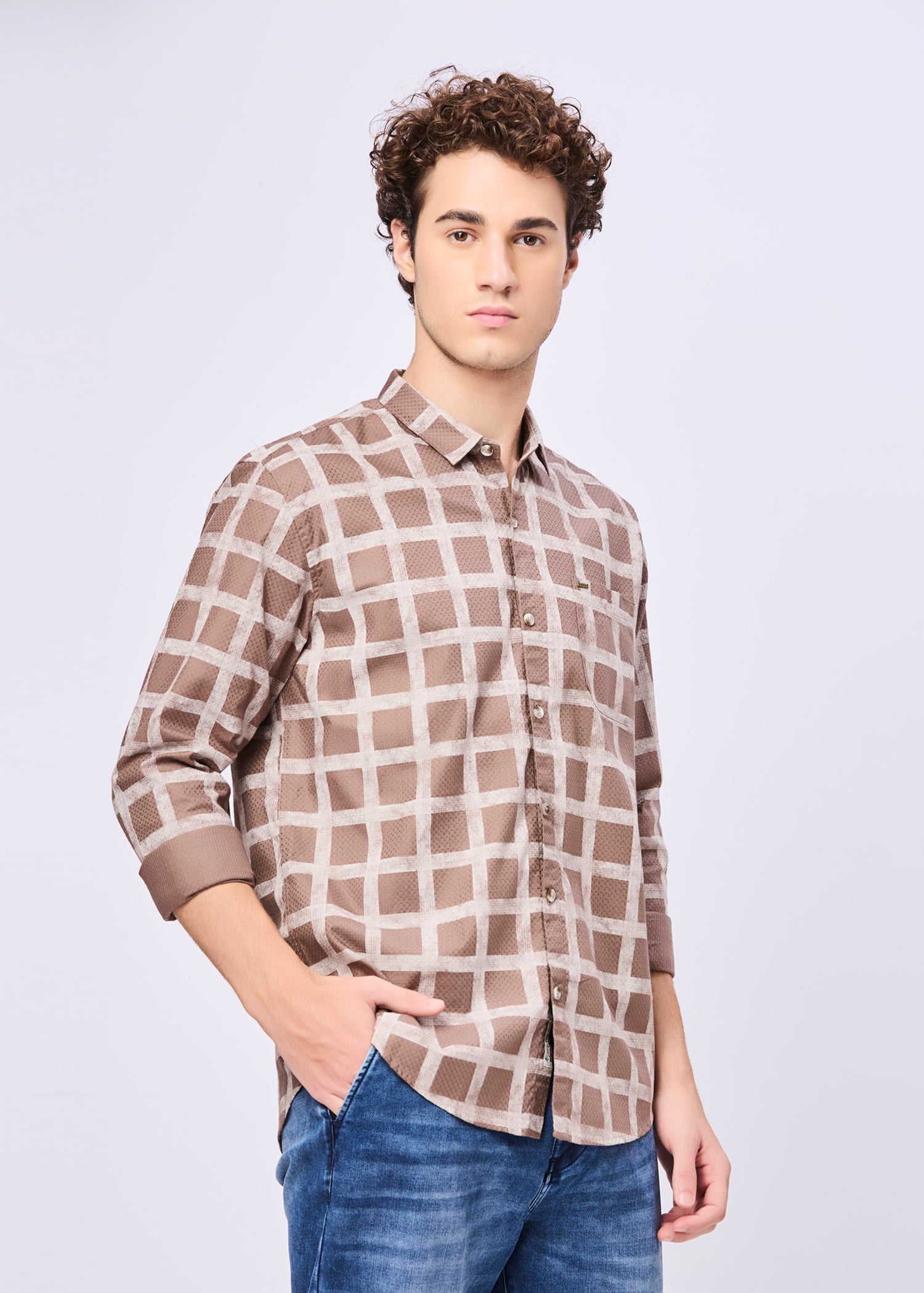 Keeton Checked Casual Shirt
