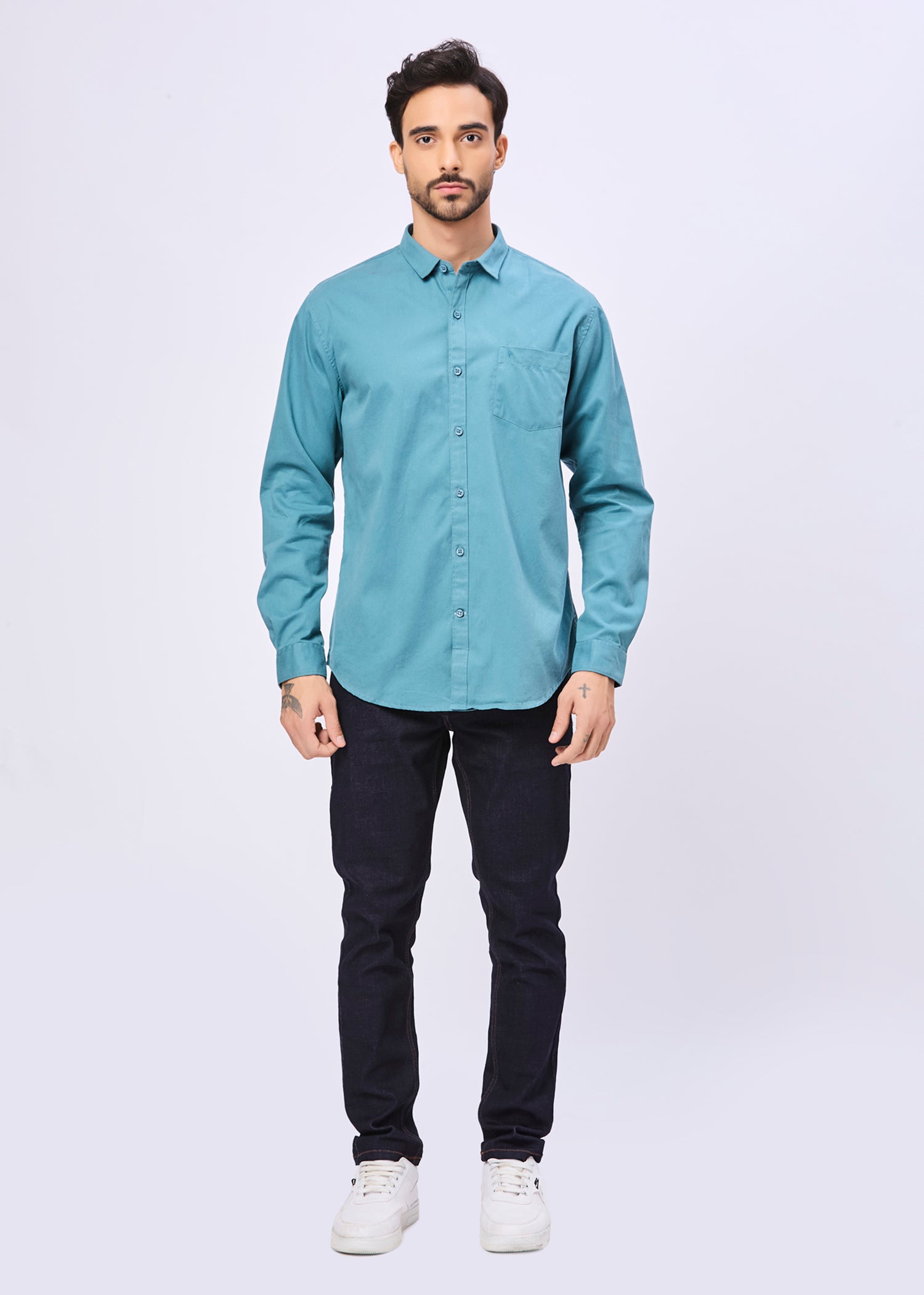 Thurman Solid Full Sleeve Shirt