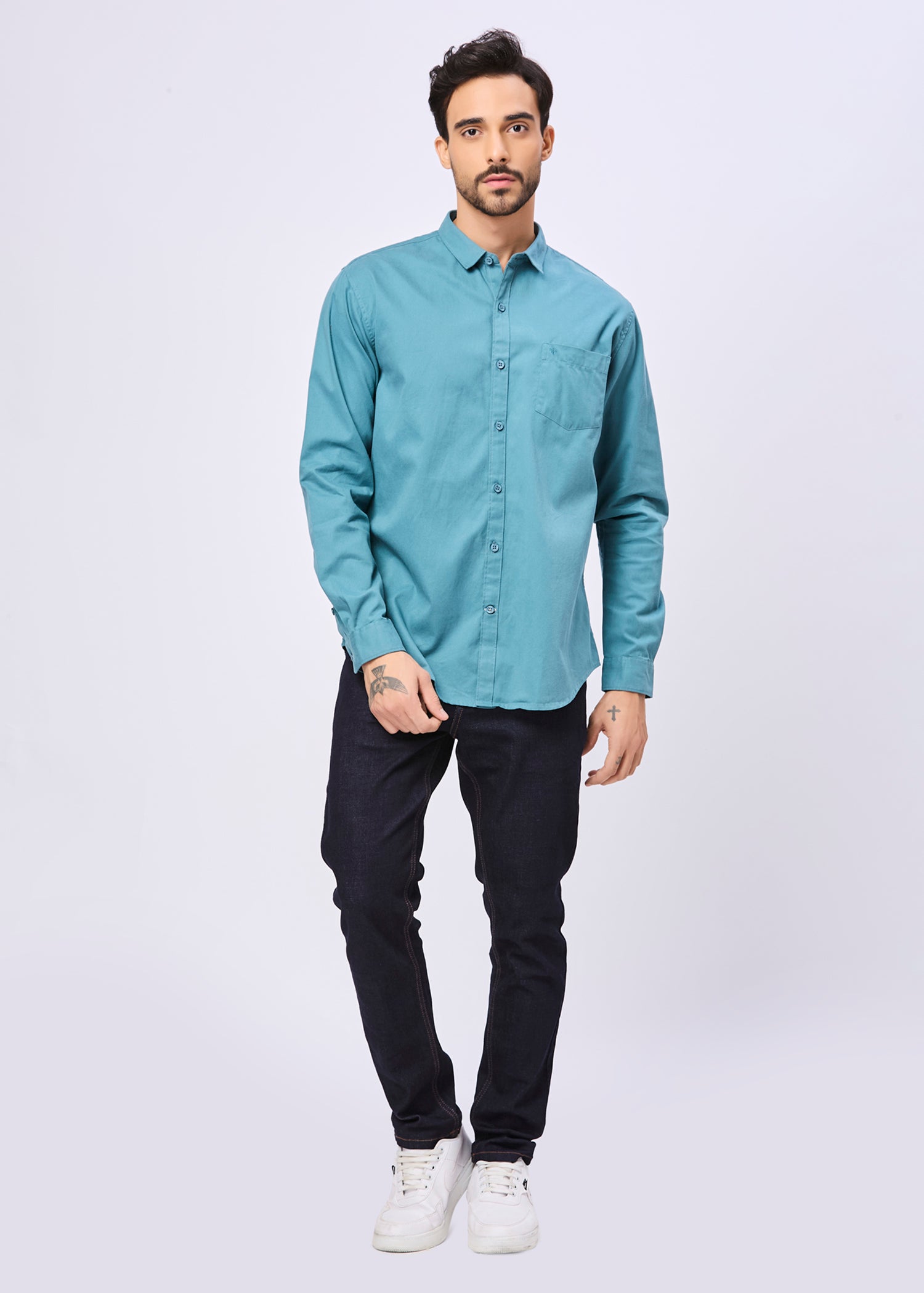 Thurman Solid Full Sleeve Shirt
