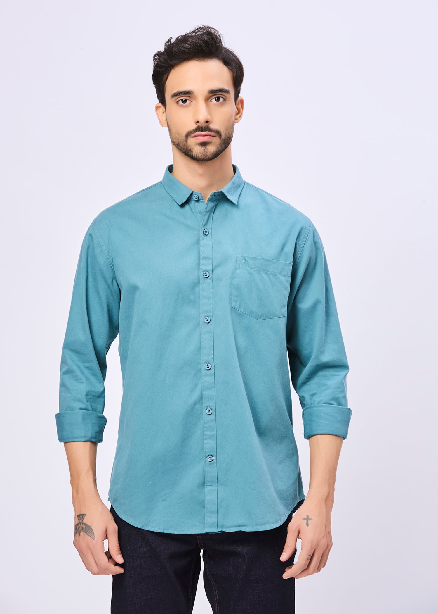 Thurman Solid Full Sleeve Shirt
