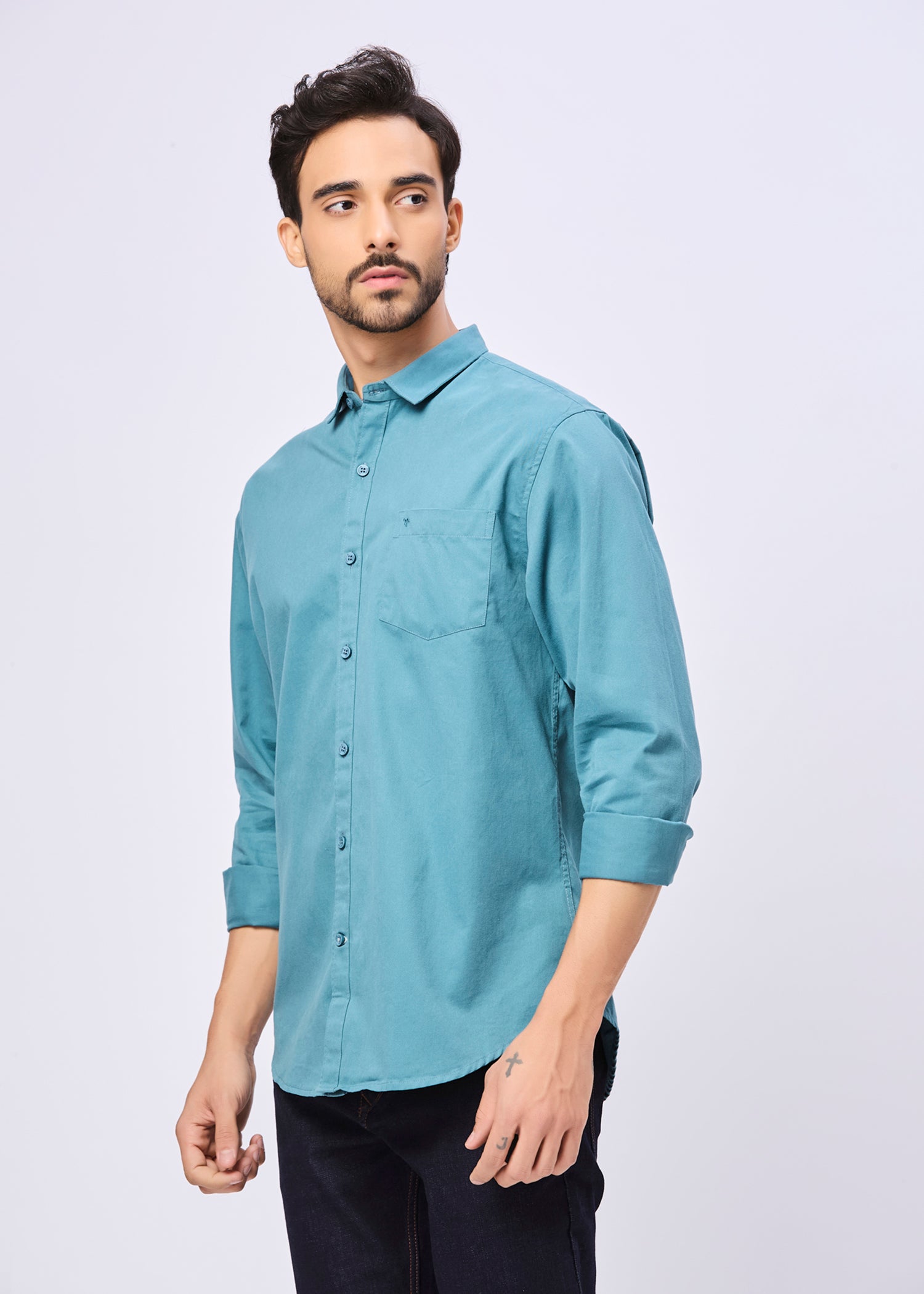 Thurman Solid Full Sleeve Shirt