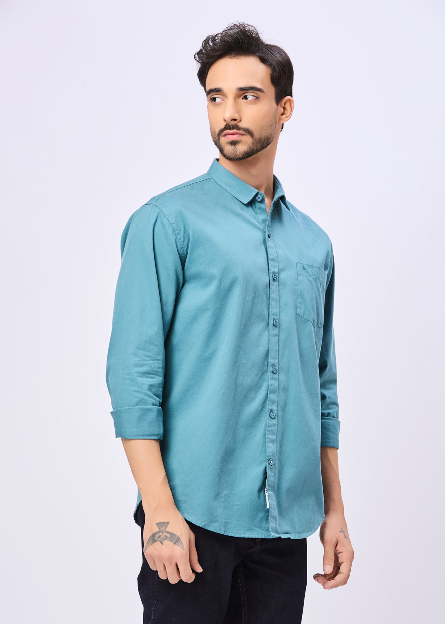 Thurman Solid Full Sleeve Shirt