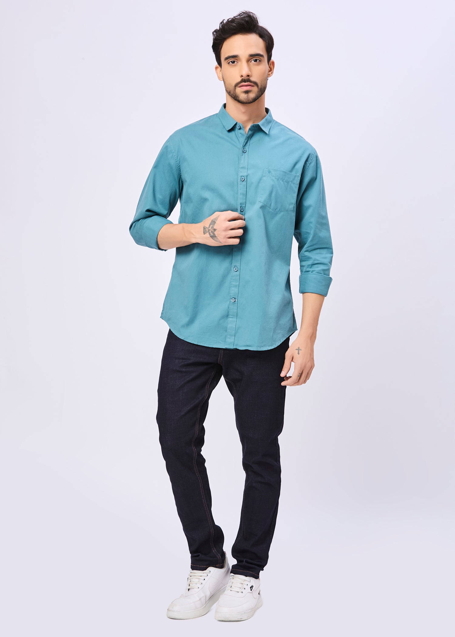 Thurman Solid Full Sleeve Shirt