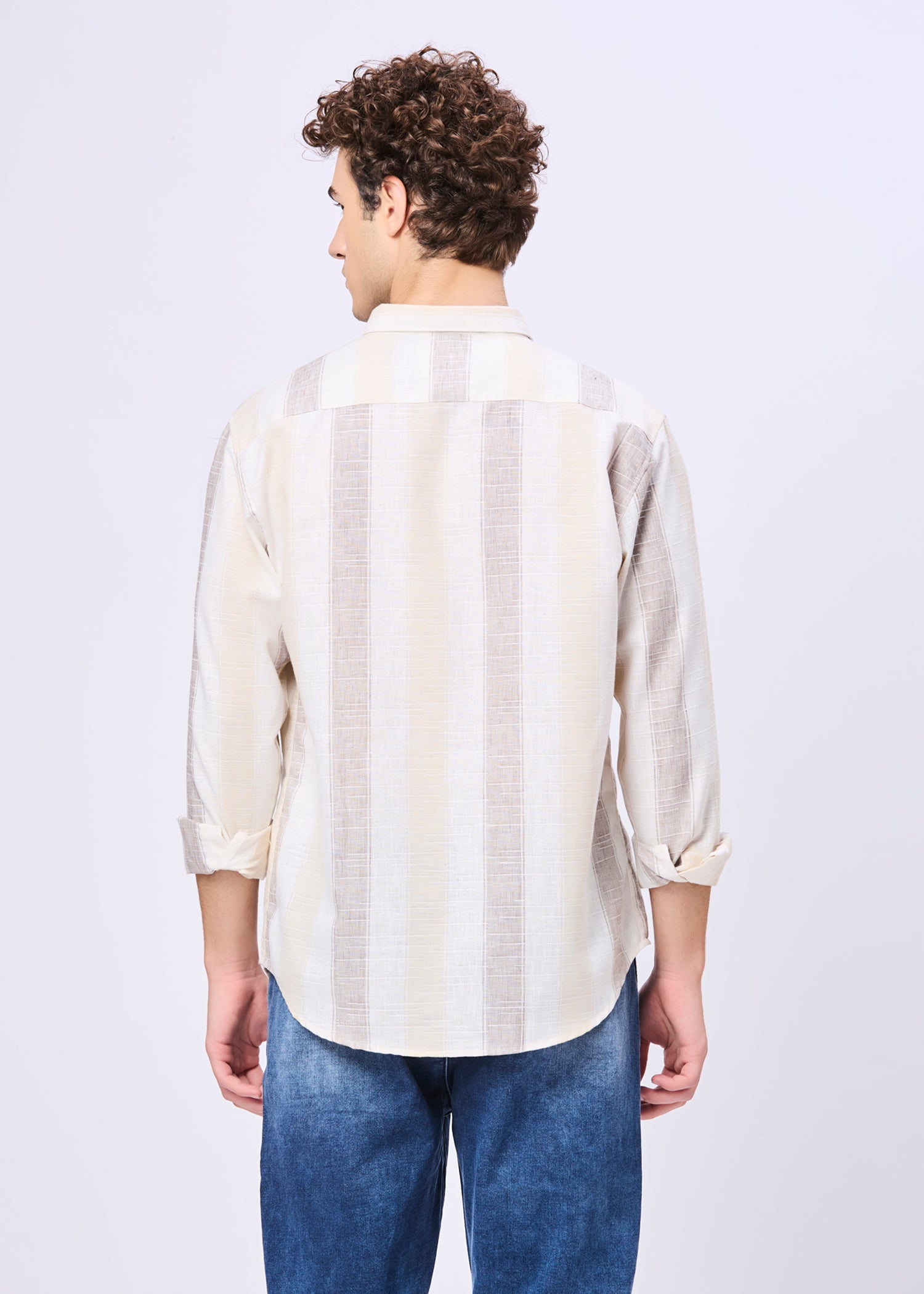 Foggy Striped Casual Shirt