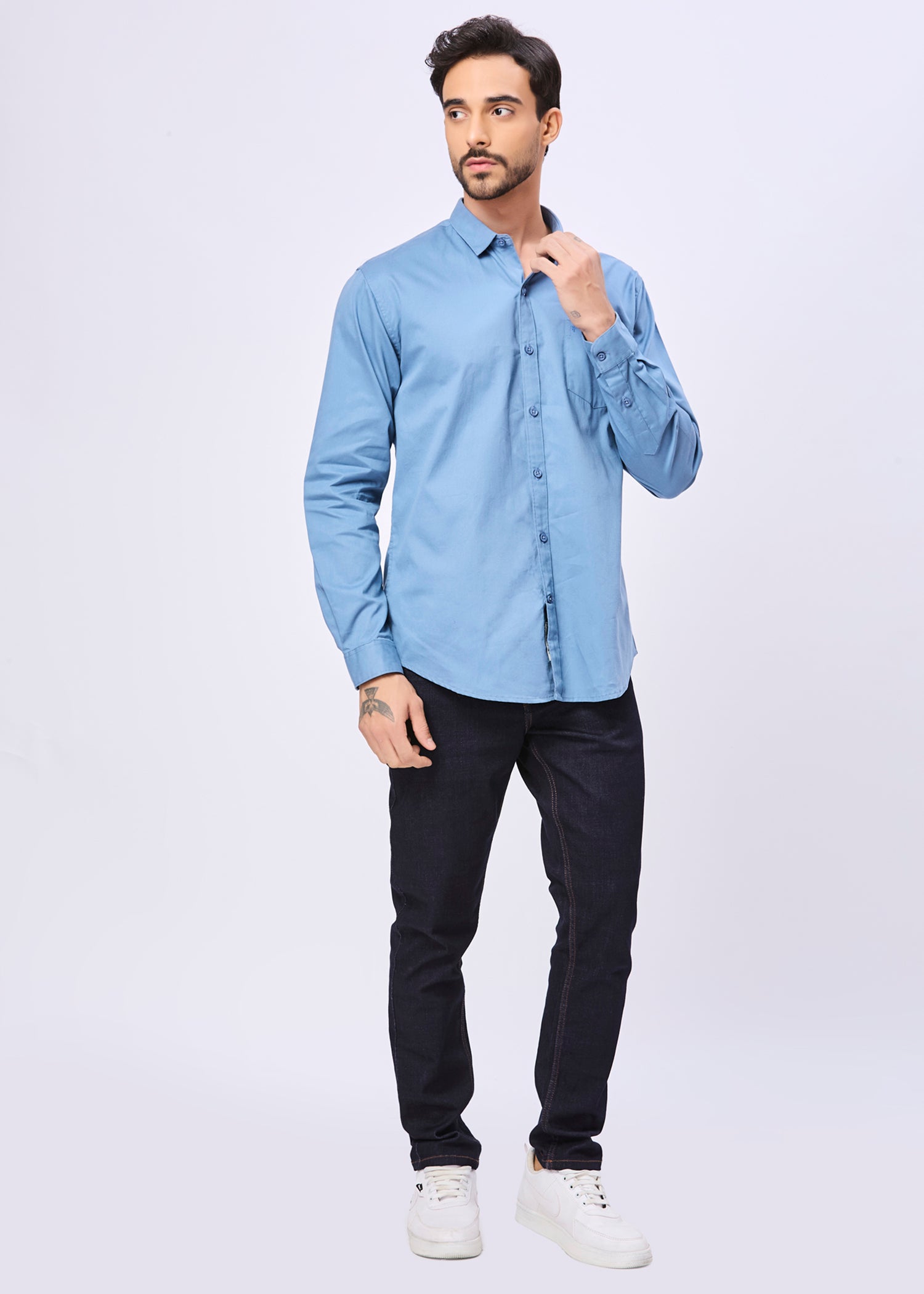 Thurman Solid Full Sleeve Shirt