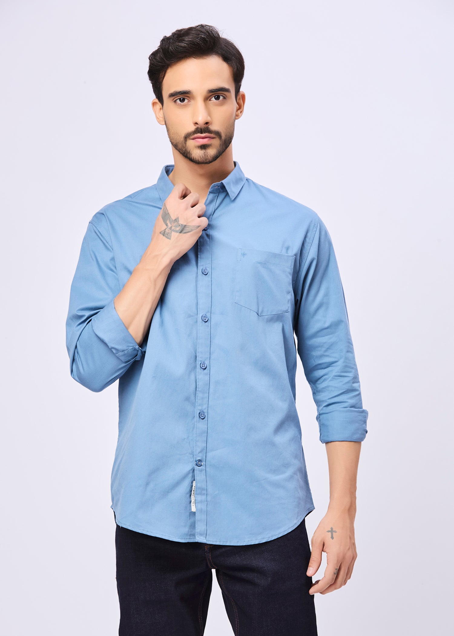 Thurman Solid Full Sleeve Shirt