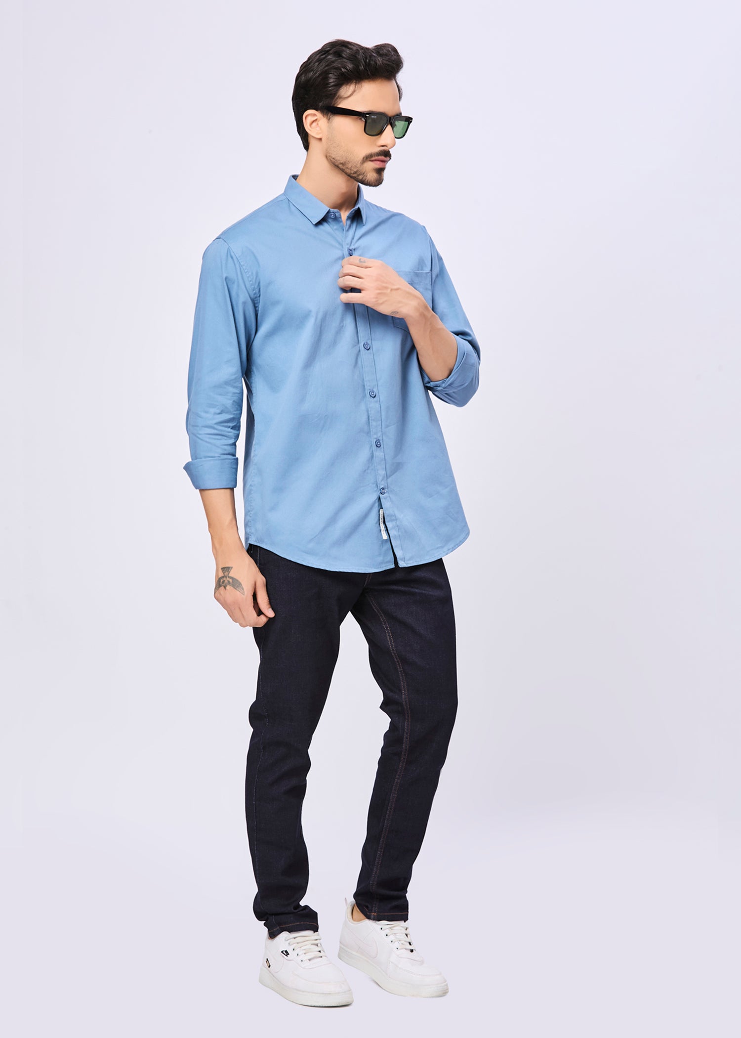 Thurman Solid Full Sleeve Shirt