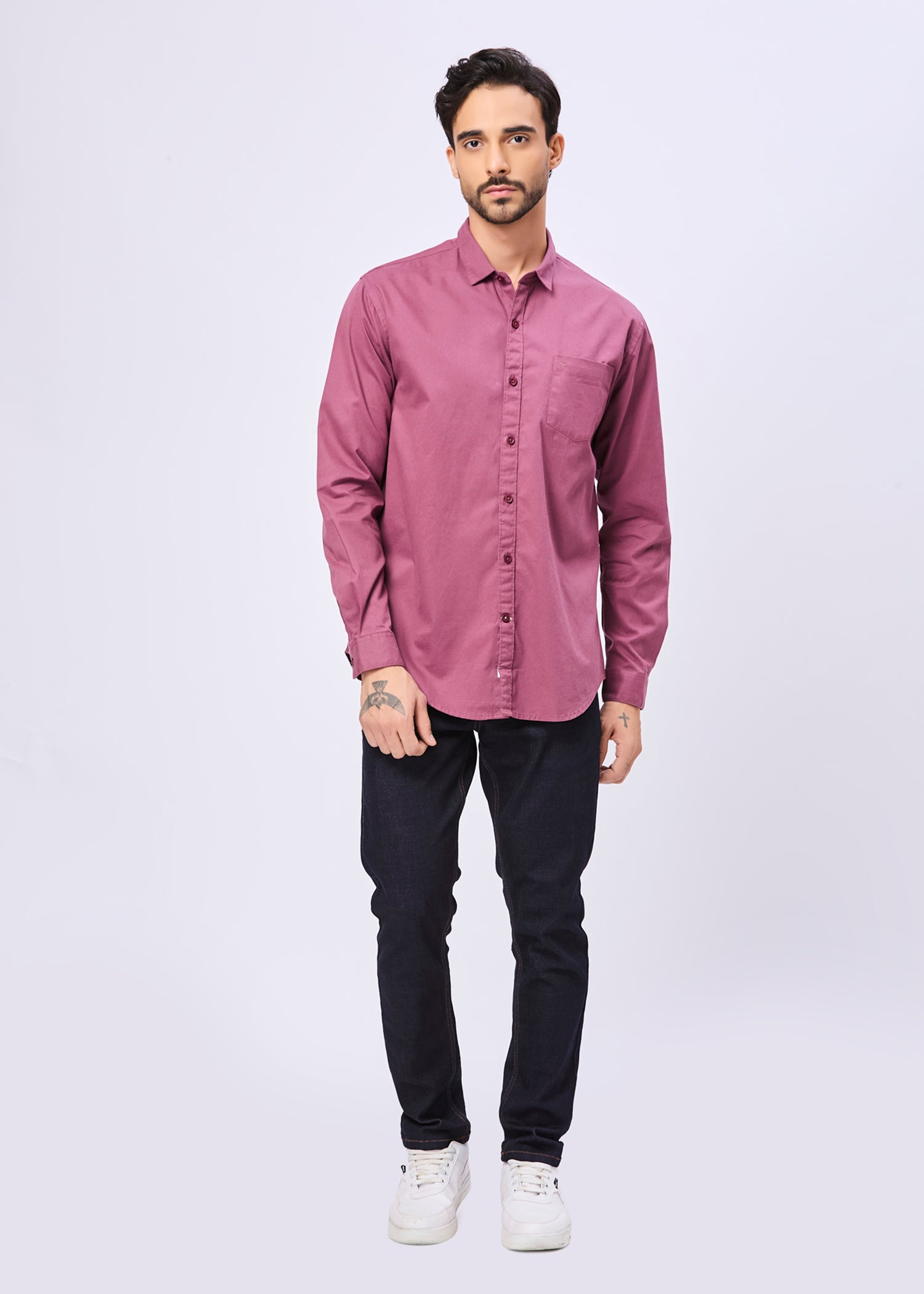 Thurman Solid Full Sleeve Shirt