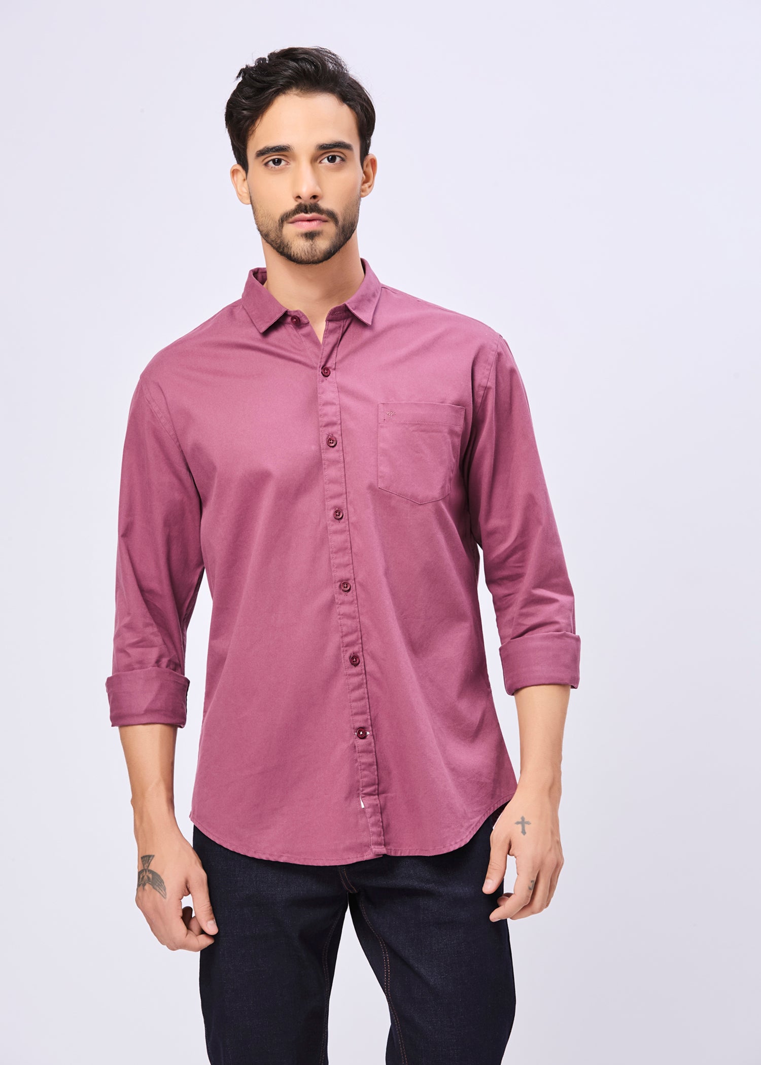 Thurman Solid Full Sleeve Shirt