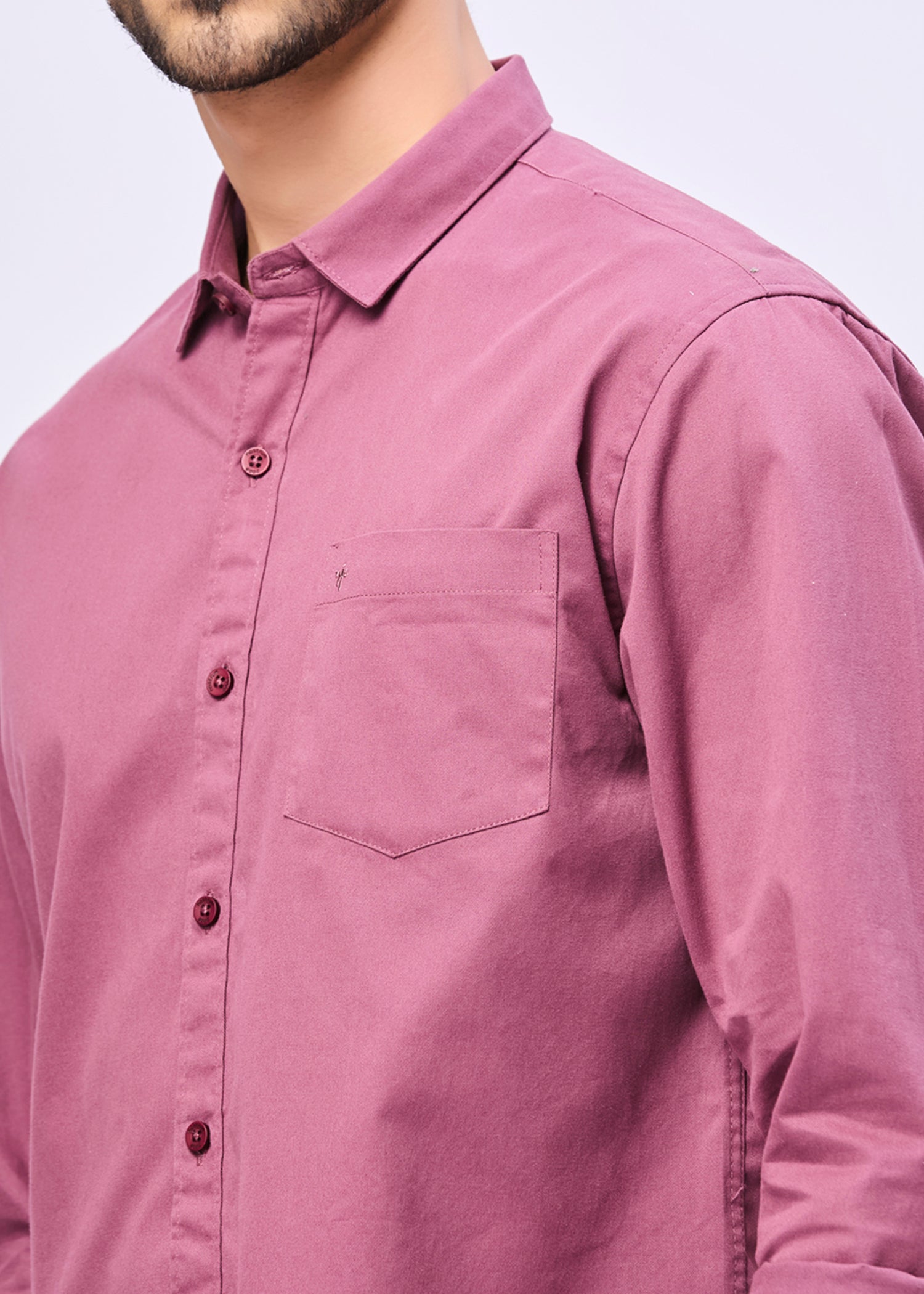 Thurman Solid Full Sleeve Shirt