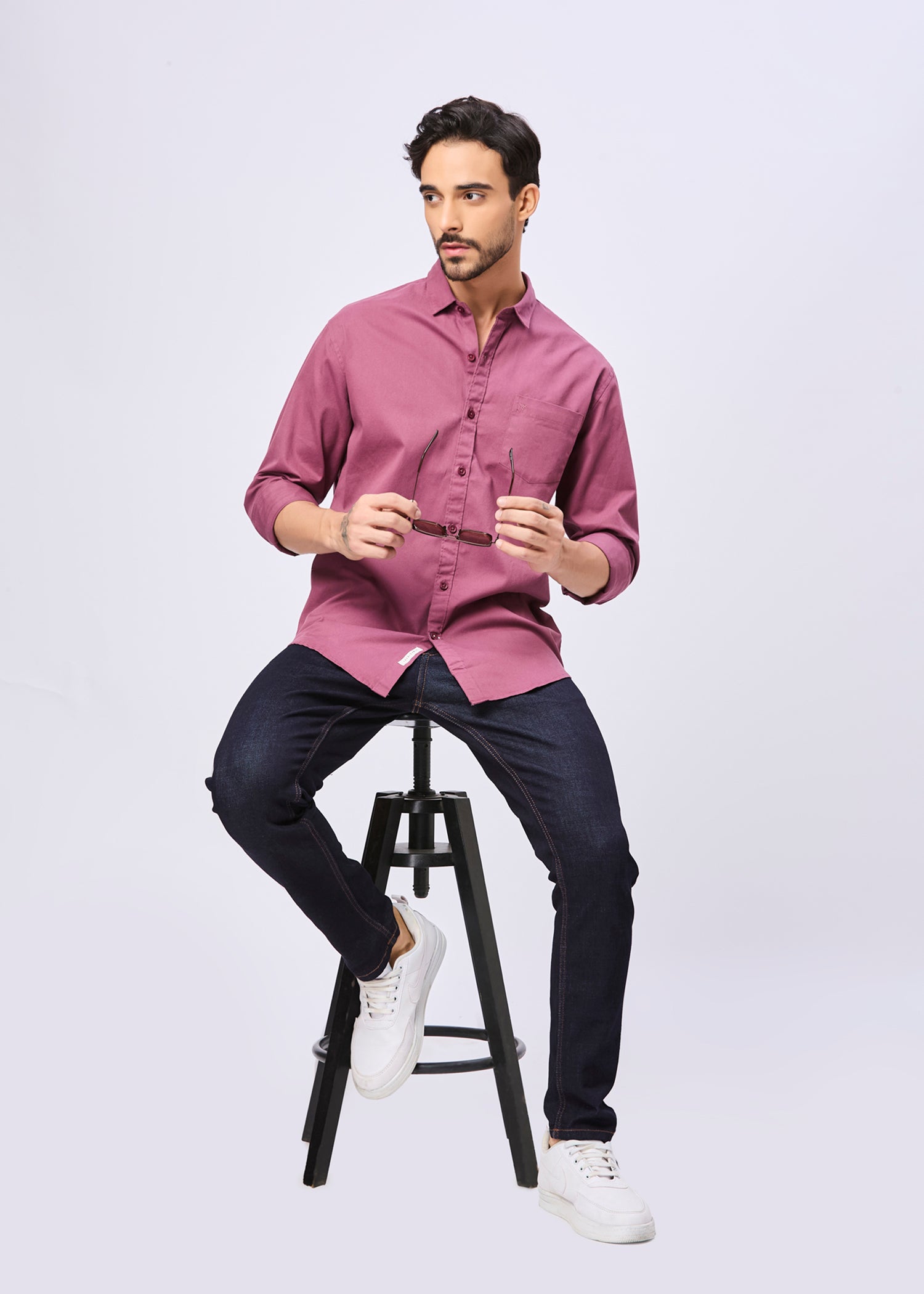 Thurman Solid Full Sleeve Shirt