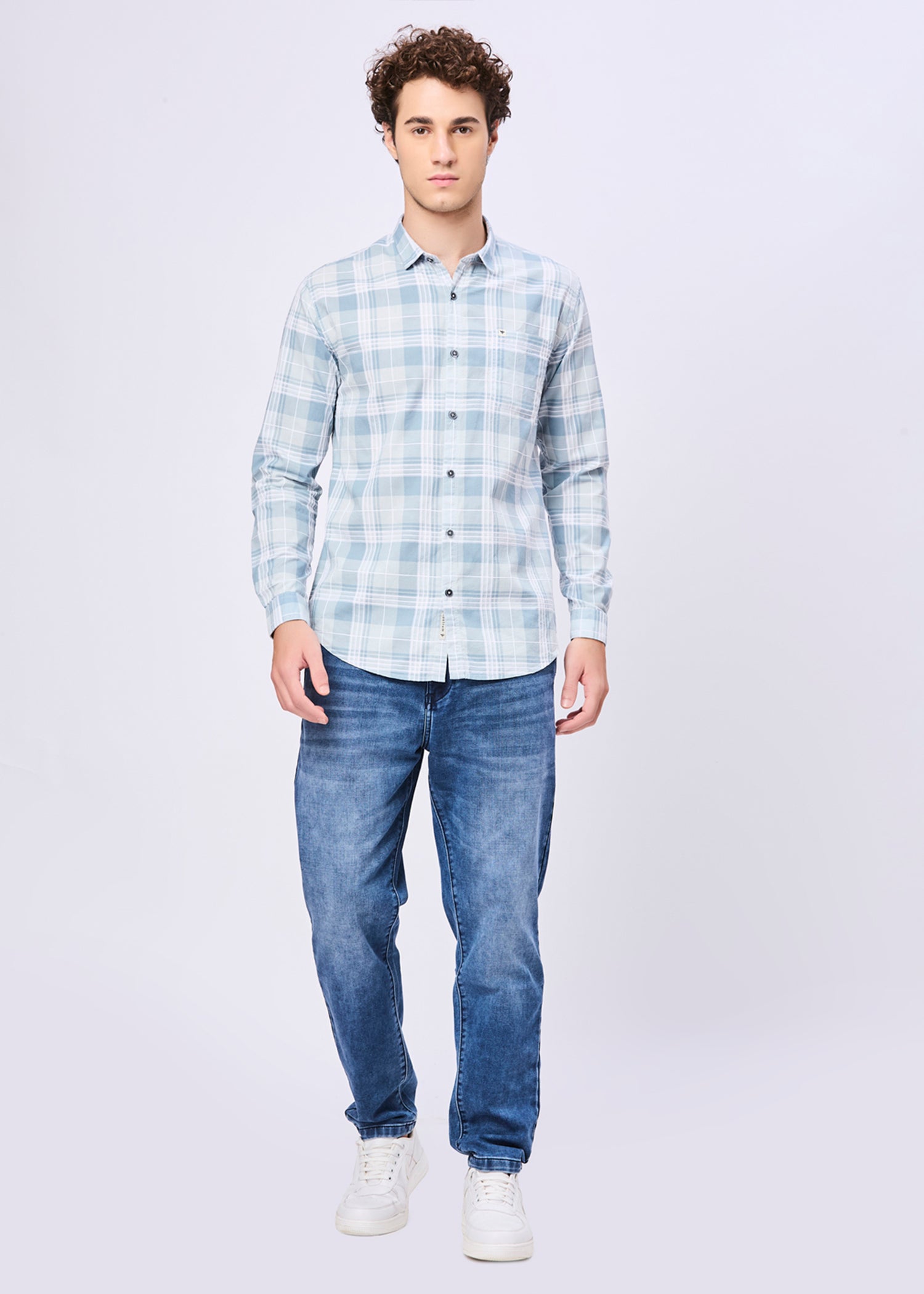 Lightning Checked Casual Shirt