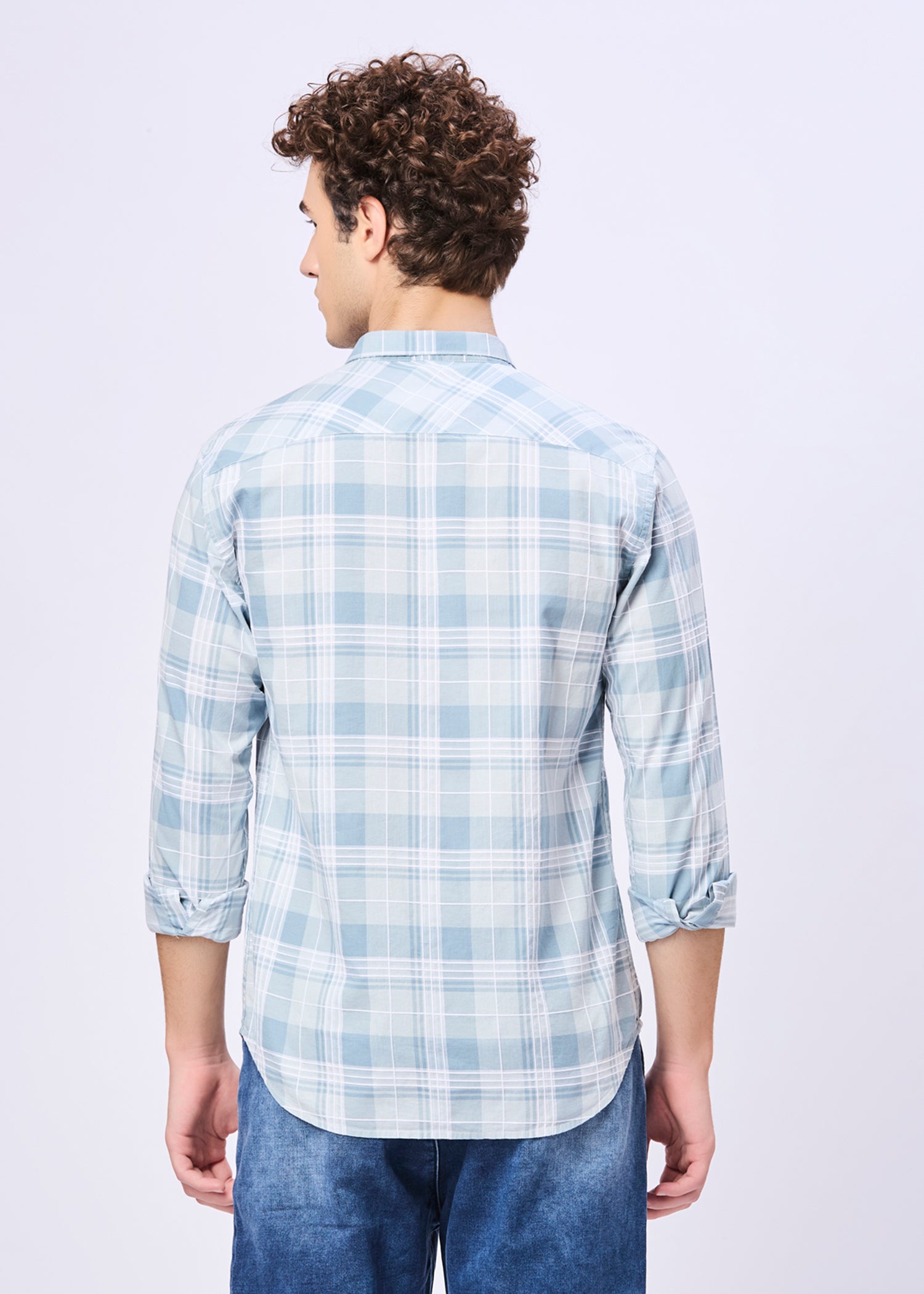 Lightning Checked Casual Shirt