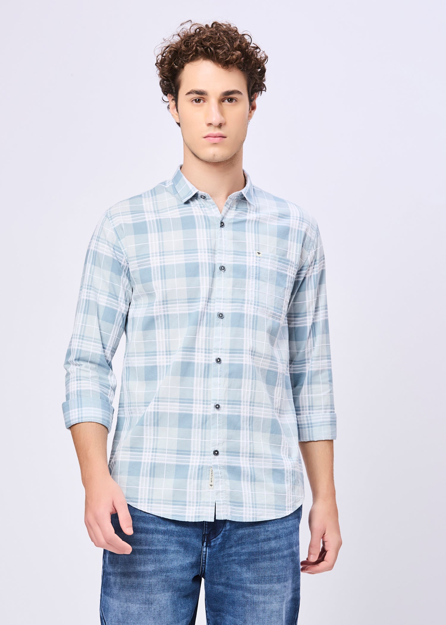Lightning Checked Casual Shirt
