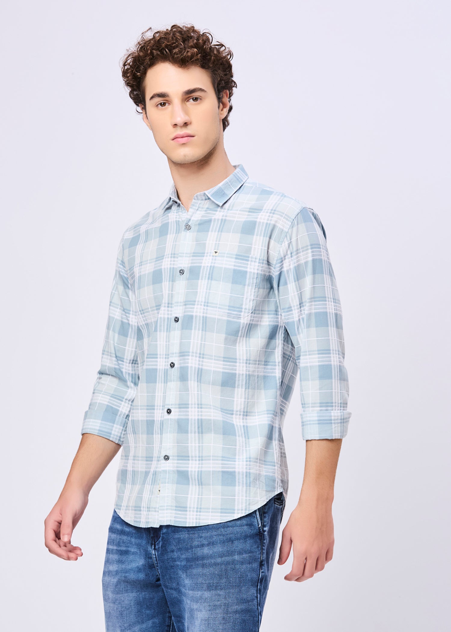 Lightning Checked Casual Shirt