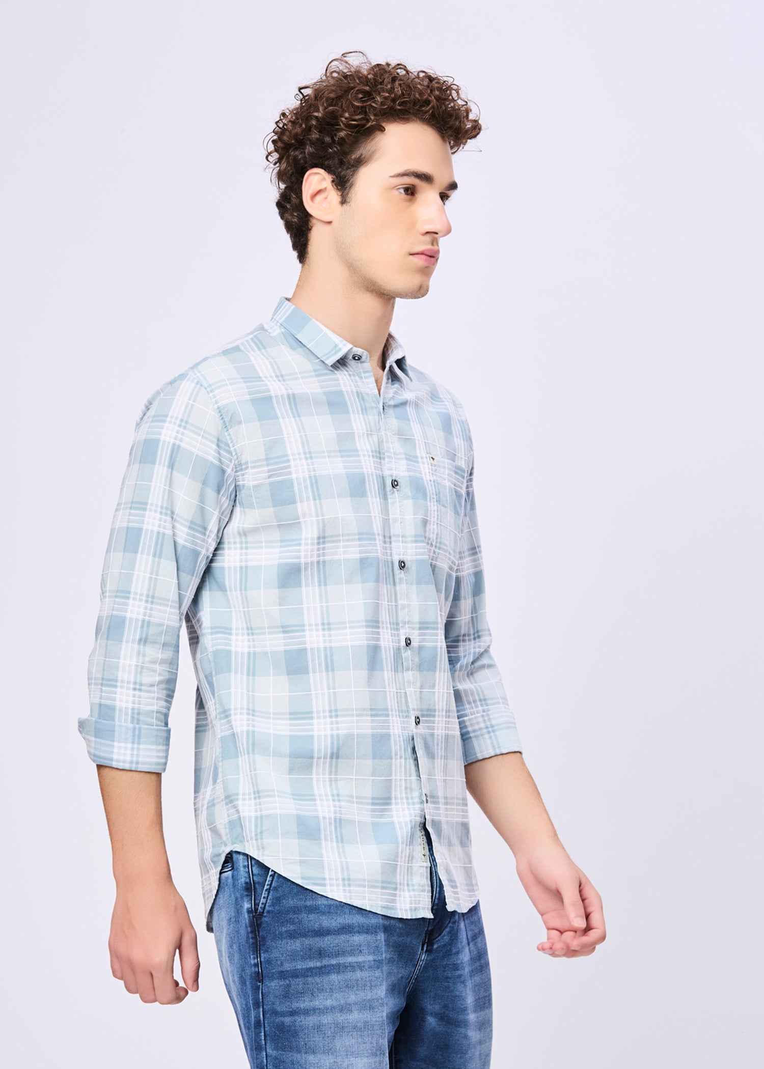 Lightning Checked Casual Shirt