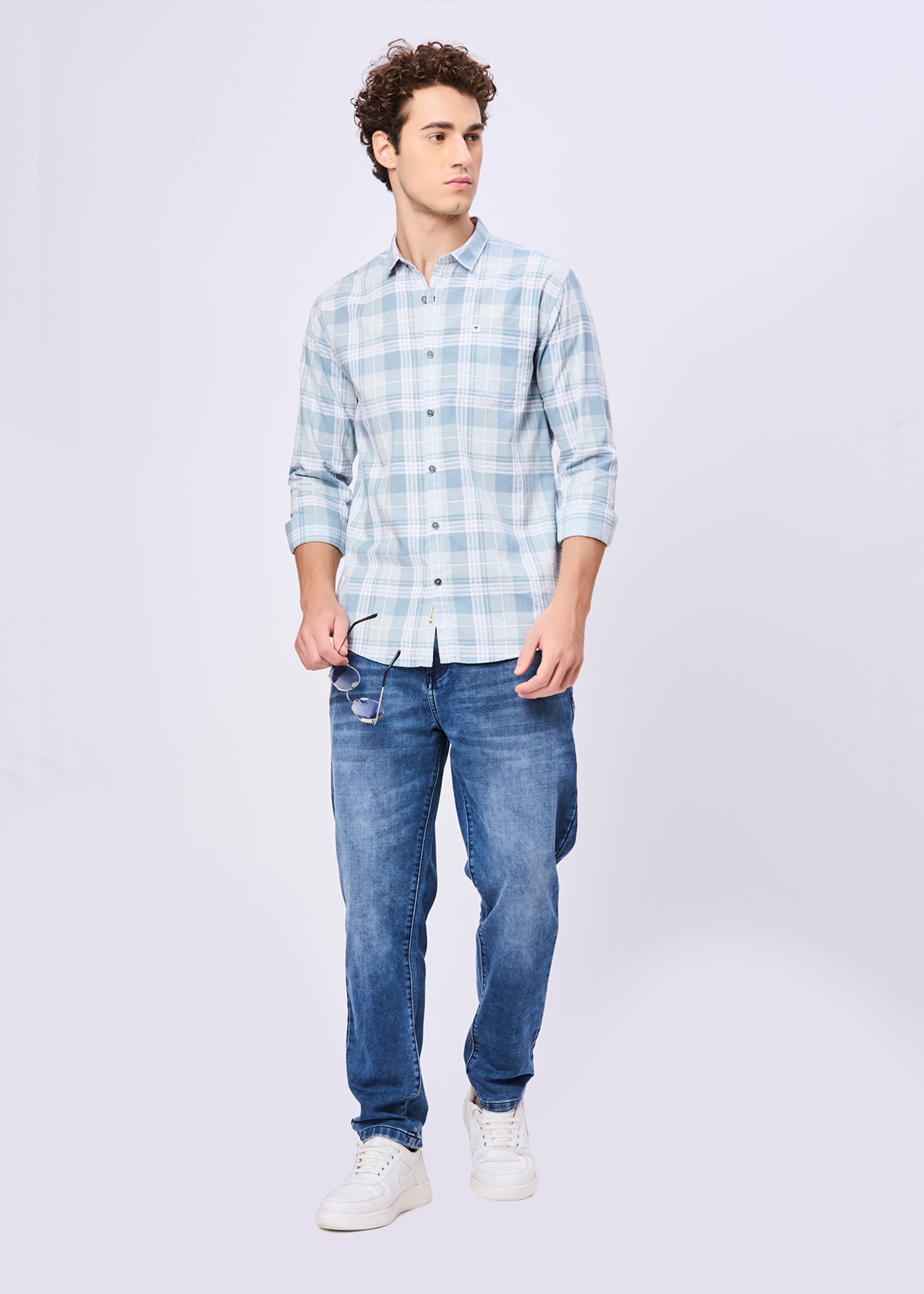 Lightning Checked Casual Shirt