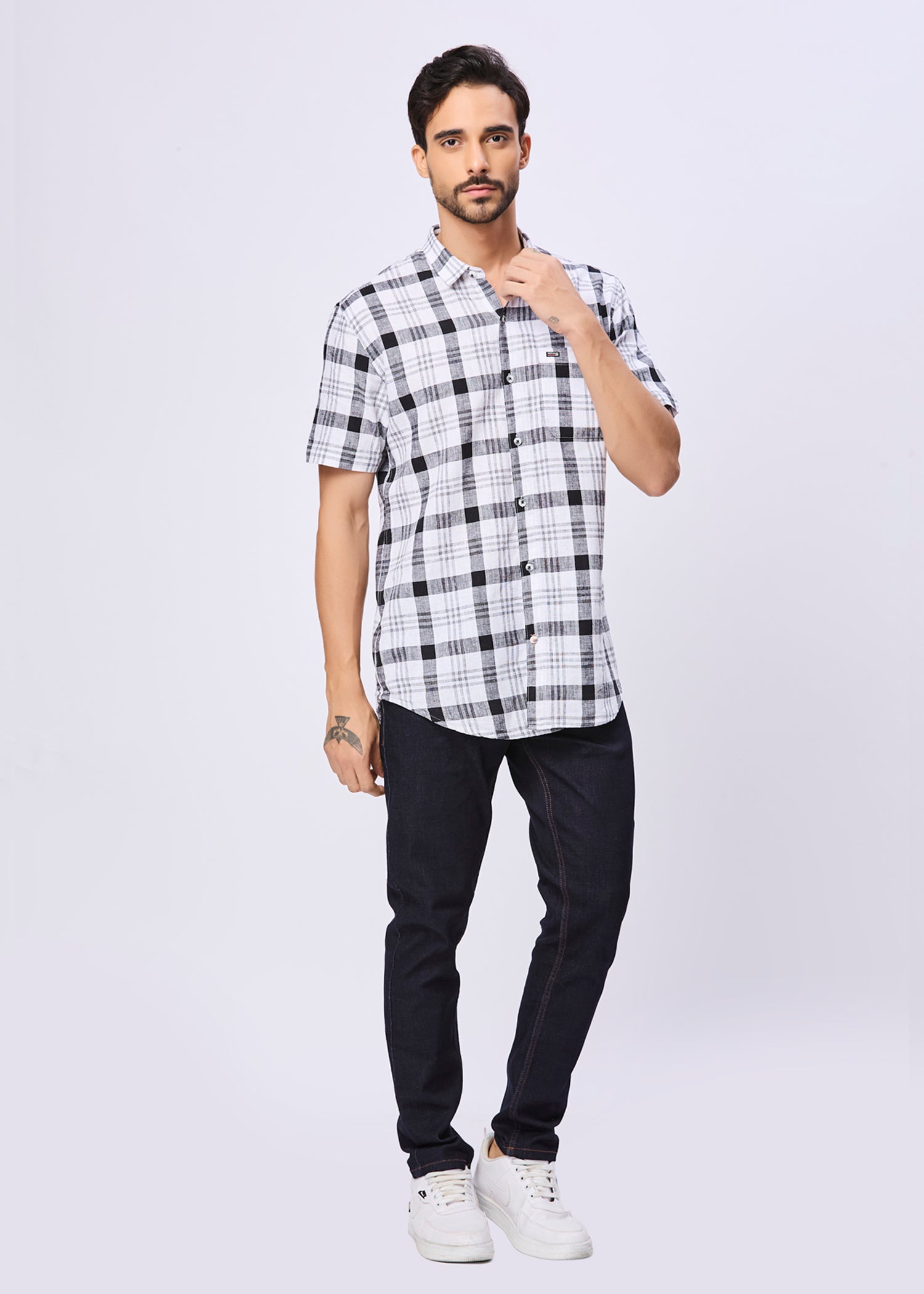 Bidwill Checked Half Sleeve Shirt