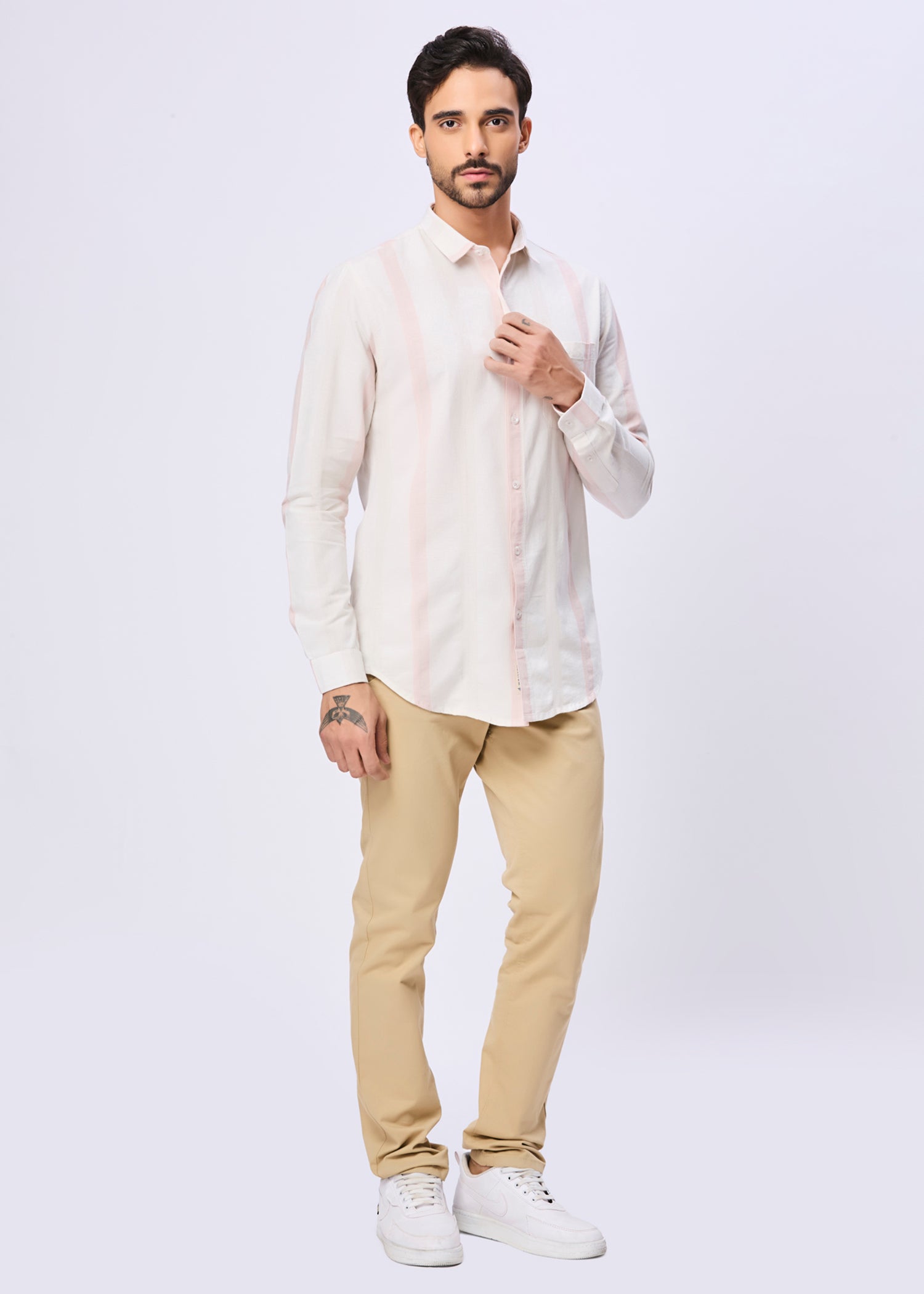 Arrington Striped Full Sleeve Shirt