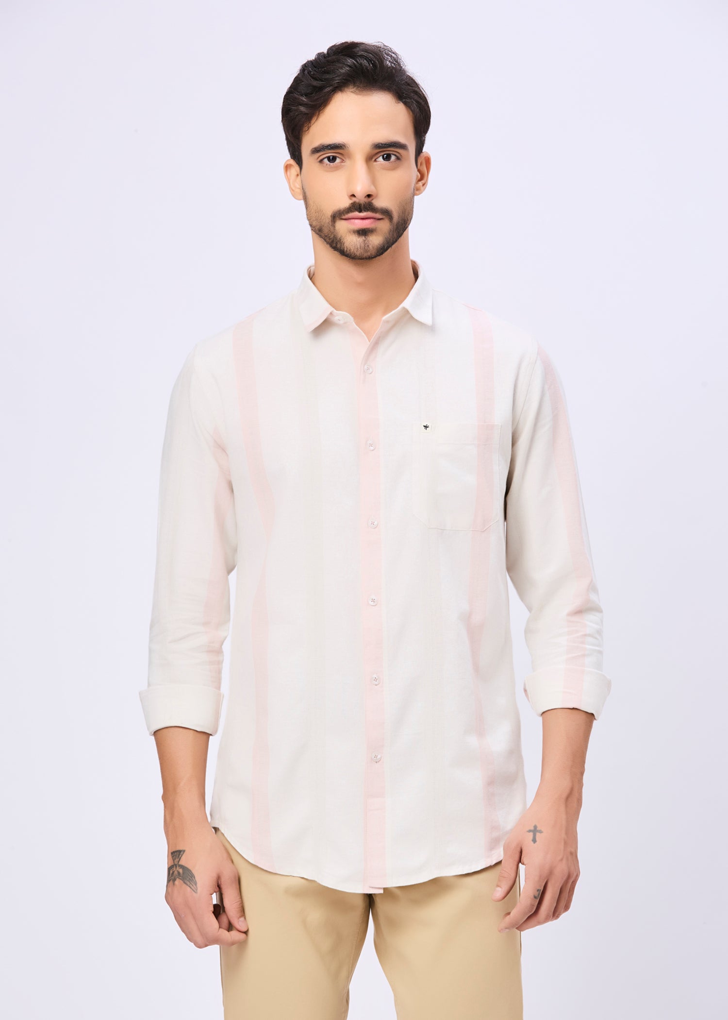Arrington Striped Full Sleeve Shirt